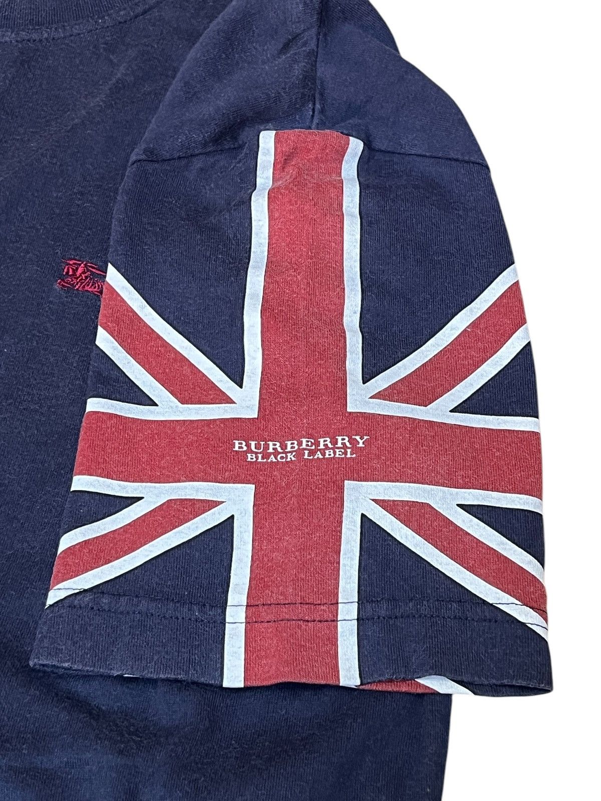 Burberry BURBERRY BLACK LABEL union jack flag tee shirts Size US M / EU 48-50 / 2 - 6 Thumbnail