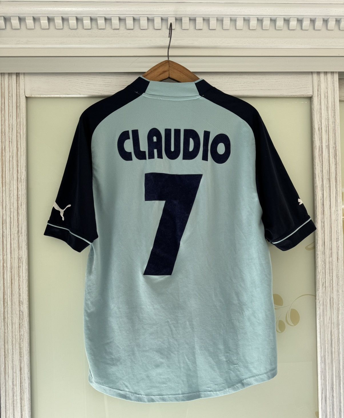 Puma Vintage Lazio 2002-2003 Claudio #7 Third Soccer Jersey Shirt Size US M / EU 48-50 / 2 - 1 Thumbnail