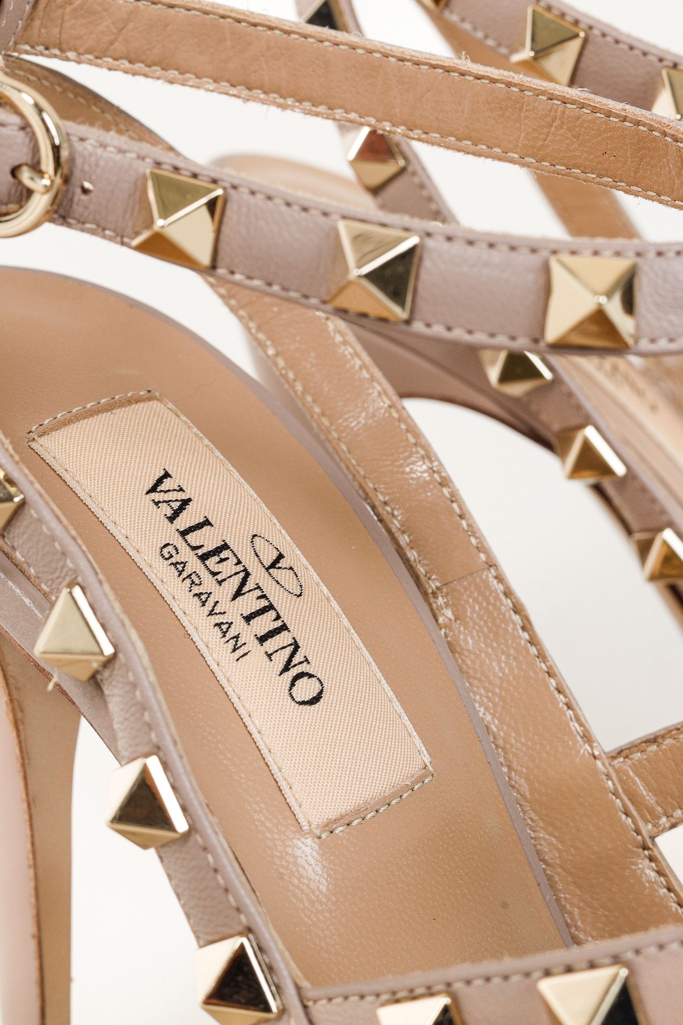 Valentino Valentino Garavani Rockstud Patent Ankle Strap Pumps Size US 6.5 / IT 36.5 - 9 Thumbnail