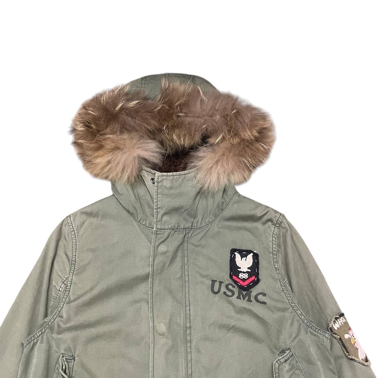 Vintage Vintage USMC Military Fur Parka Jacket Size US S / EU 44-46 / 1 - 2 Thumbnail