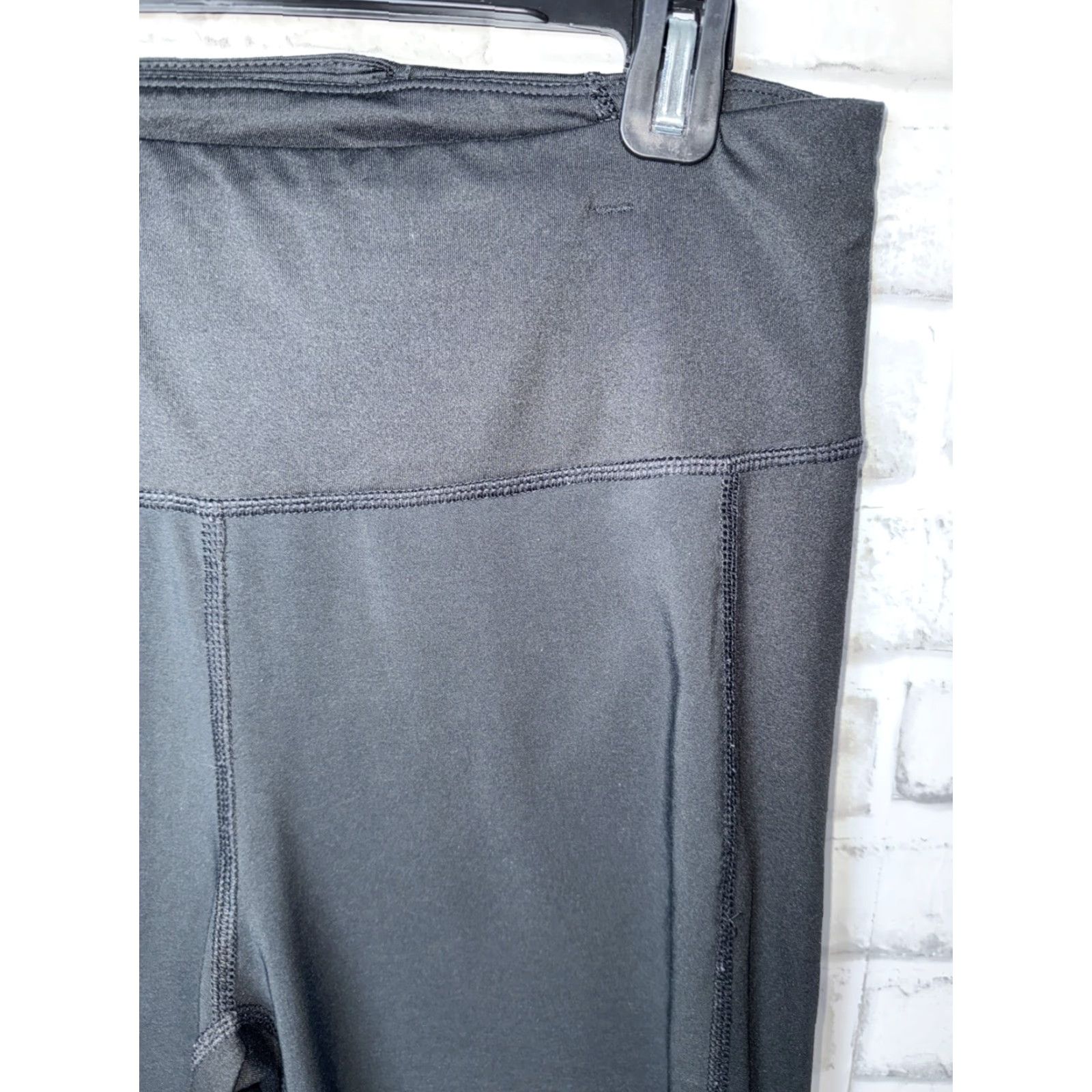 Vintage Kuhl Pants Black Yoga Style Leggings Womens L Regular Jogger Straight Pocket Breathable Lightweight Size 36" / US 14 / IT 50 - 2 Thumbnail