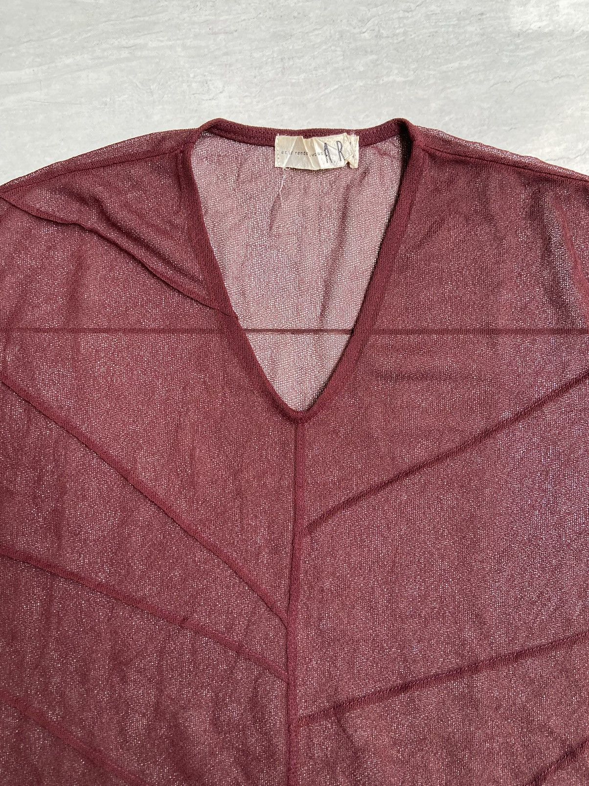 Designer × Japanese Brand Acid Rende Vous Mesh T-Shirt Size US XS / EU 42 / 0 - 9 Thumbnail