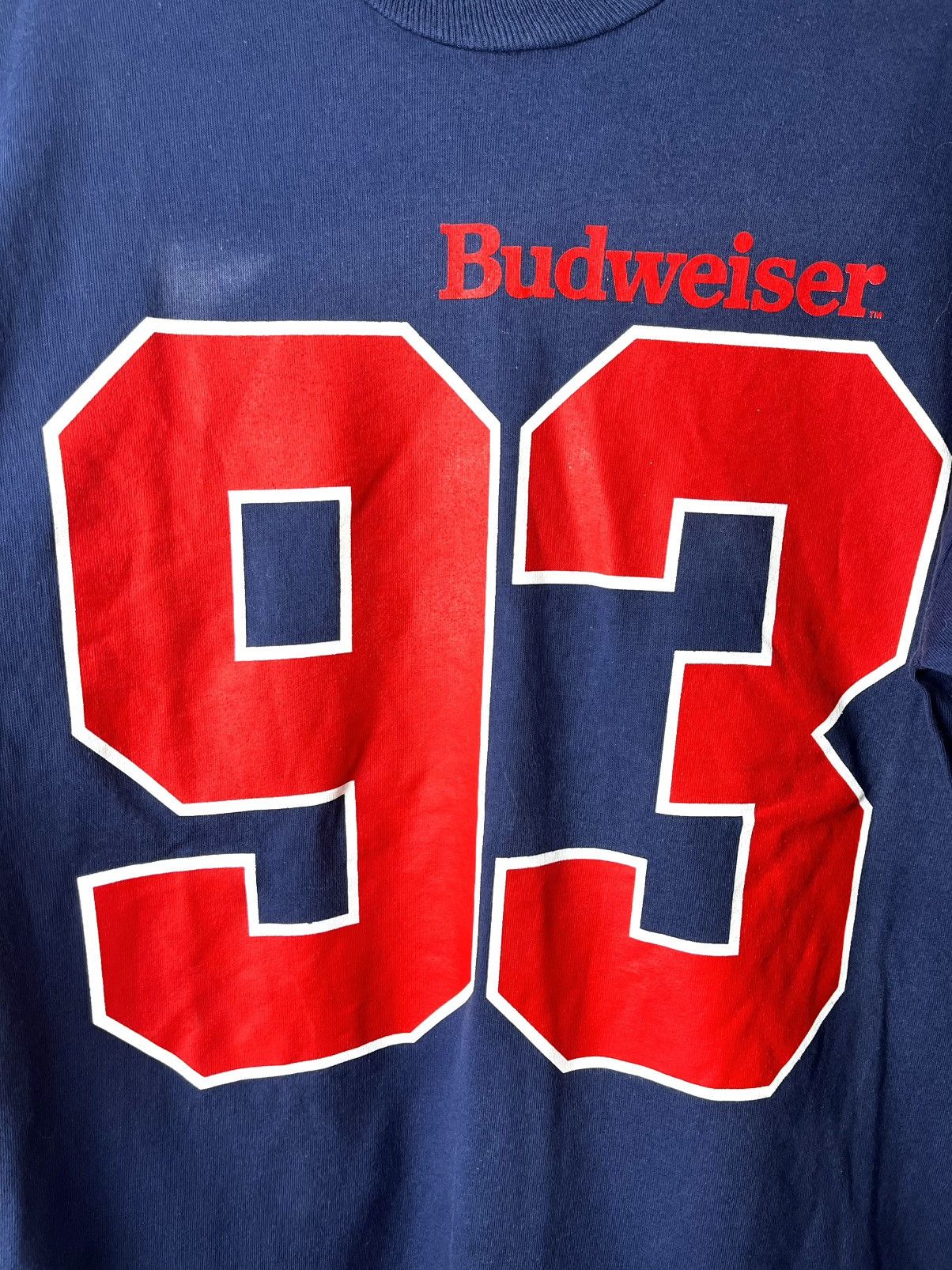 Budweiser 1993 Vintage Budweiser Beer T Shirt Alcohol Coors Miller Size US XL / EU 56 / 4 - 3 Thumbnail