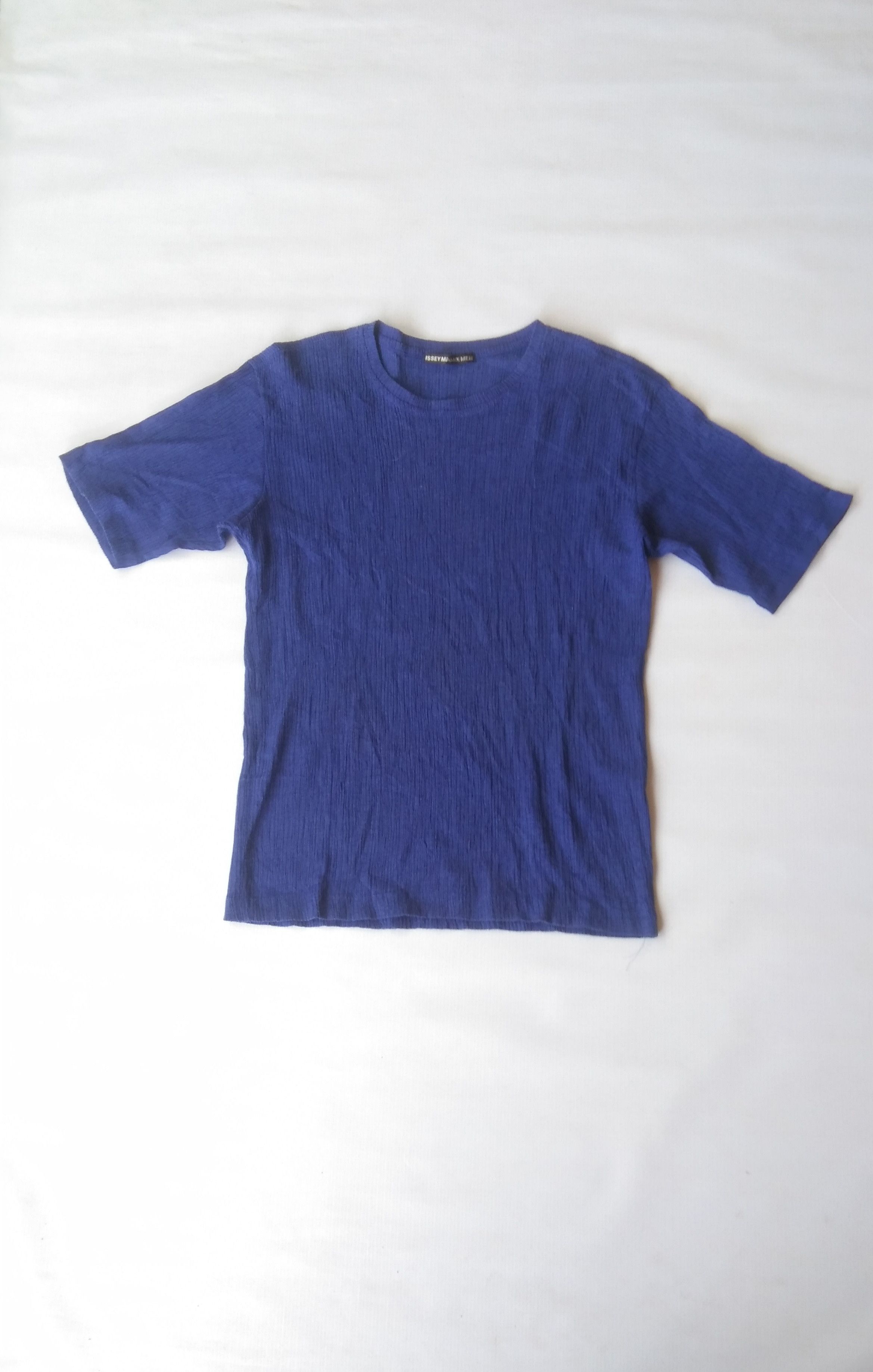 Issey Miyake Men issey miyake pleated blu shirt Size US M / EU 48-50 / 2 - 1 Thumbnail