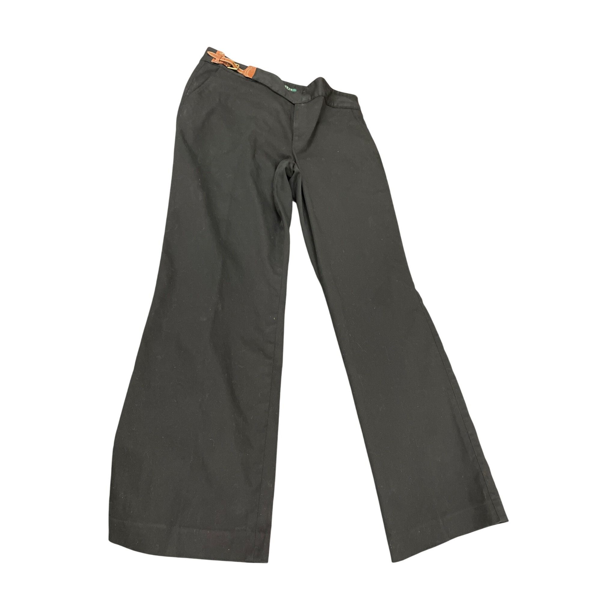 Lauren Ralph Lauren Lauren Ralph Lauren womans Black Wide-Leg Pants slacks size Size 36" / US 14 / IT 50 - 17 Thumbnail