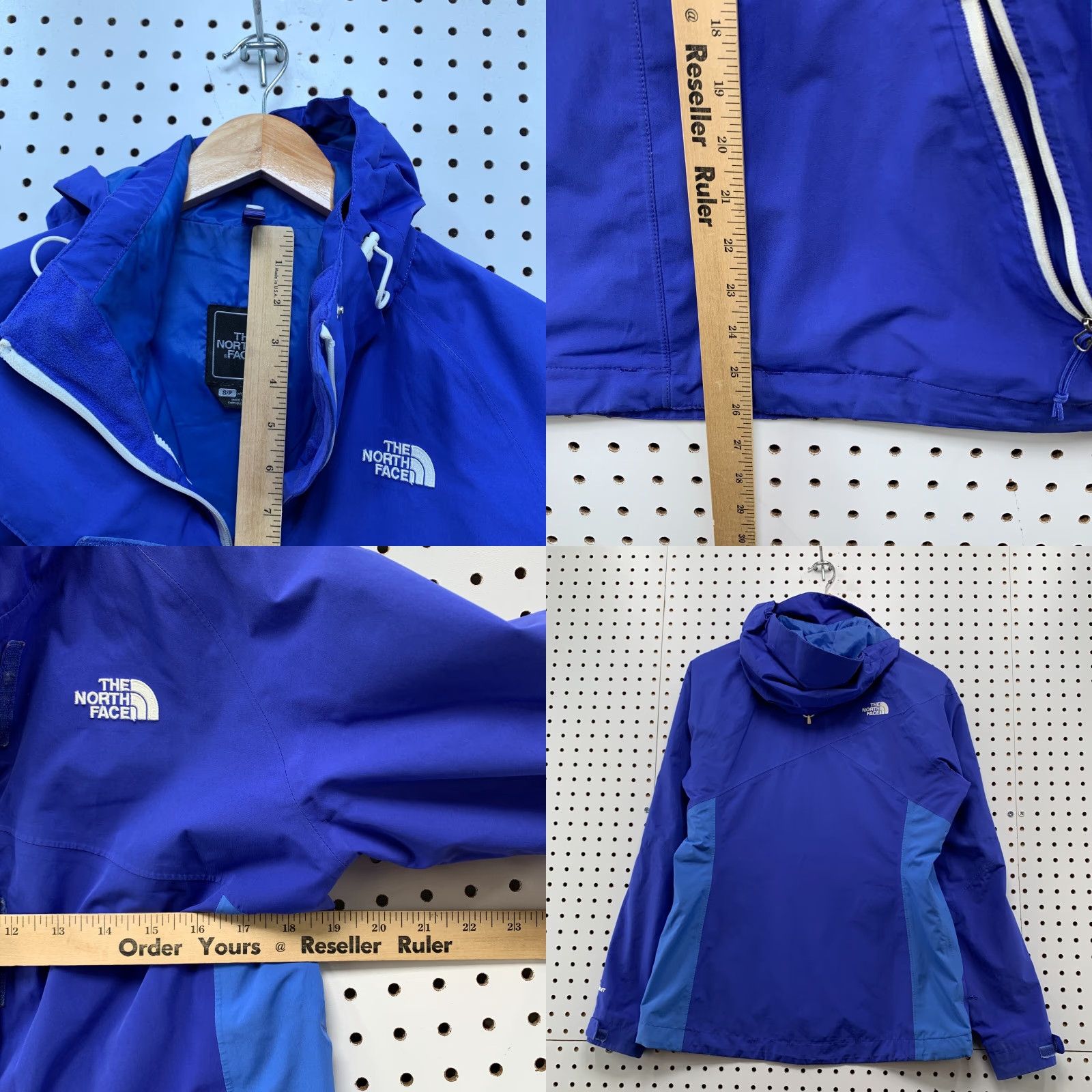 The North Face The North Face Hyvent Hooded Windbreaker Jacket Womens Small Blue Hoodie 19x26 Size S / US 4 / IT 40 - 8 Thumbnail