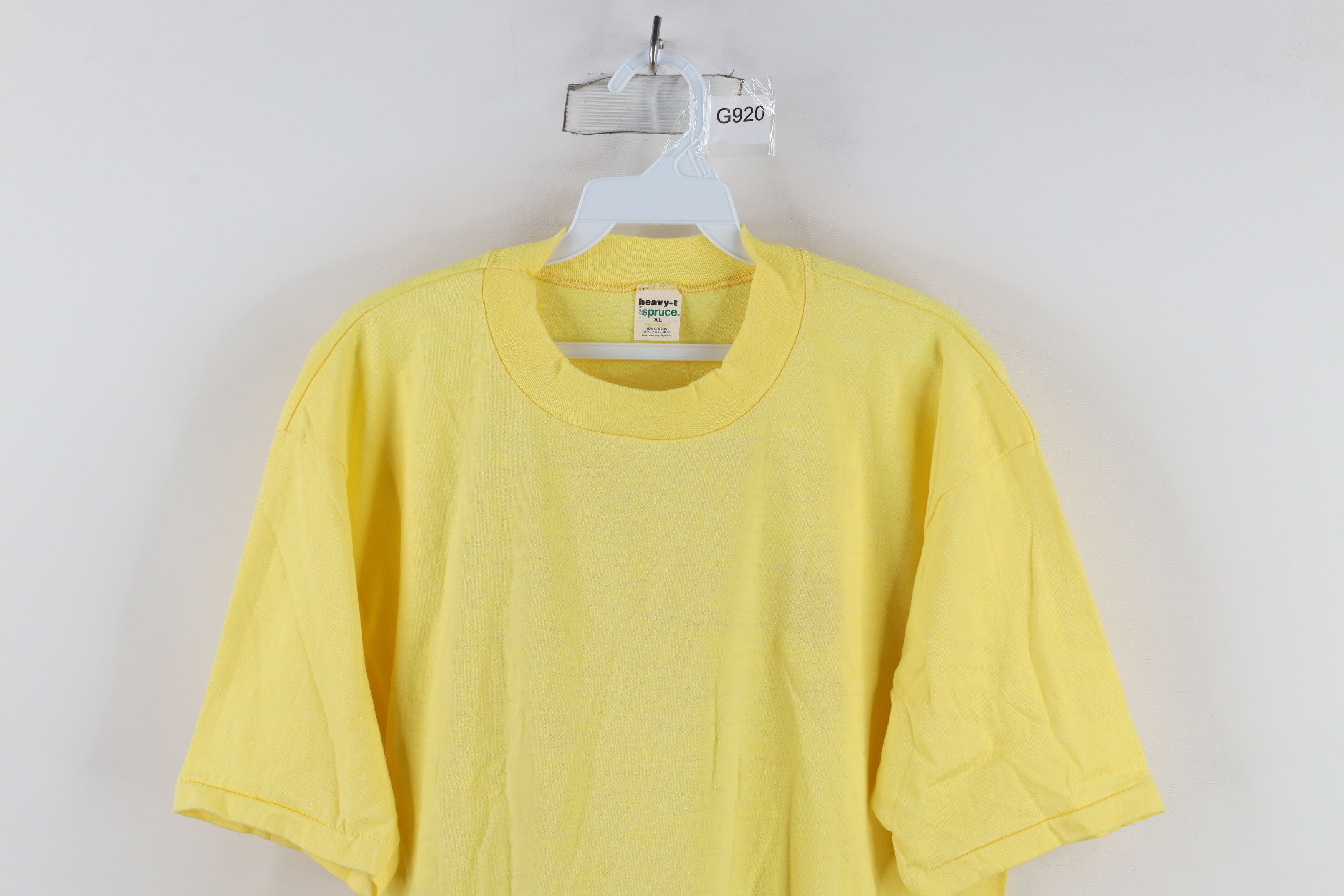 Vintage Vintage 70s Safety Truck Roadeo Trucking T-Shirt Yellow USA Size US XL / EU 56 / 4 - 2 Thumbnail
