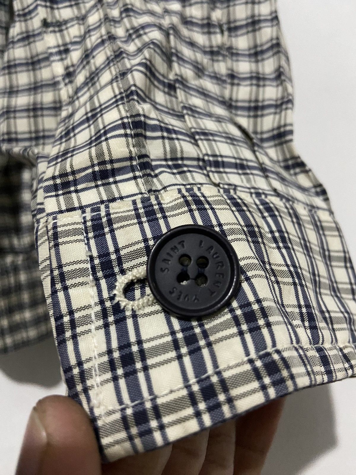 Saint Laurent Paris Vintage Yves Saint Laurent Tartan Bombers Jacket Size US L / EU 52-54 / 3 - 4 Thumbnail