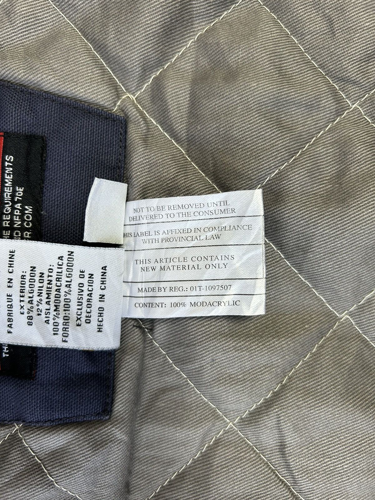 Global Work × Walls WALLS FR INDUSTRIES INC FLAME RESISTANT WORK WEAR JACKET Size US XXL / EU 58 / 5 - 6 Thumbnail