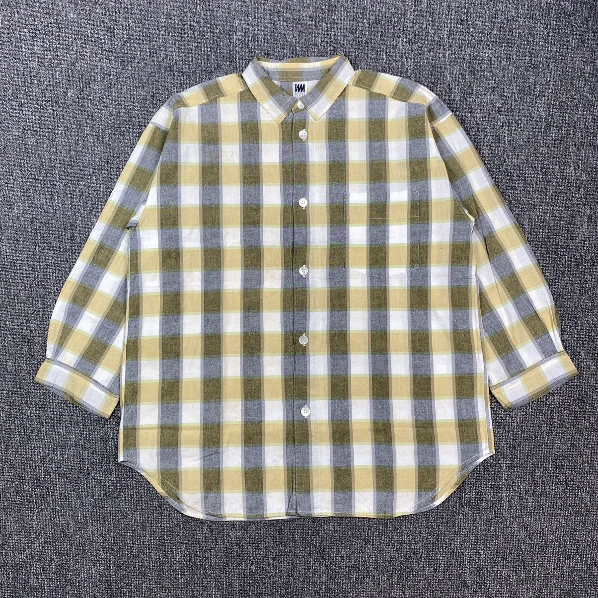 Issey Miyake Vintage im issey miyake studio men plaid shirt button Size US M / EU 48-50 / 2 - 1 Thumbnail