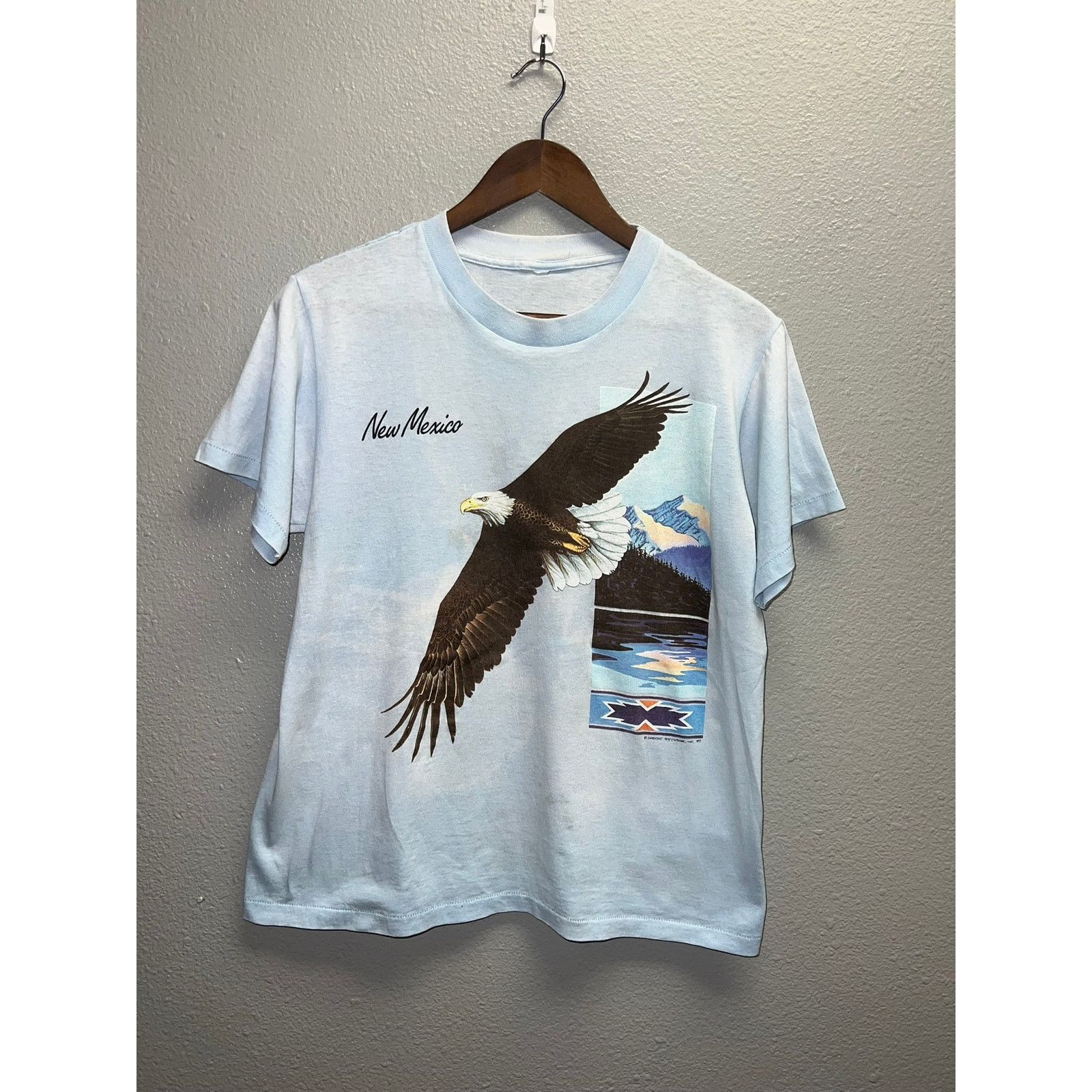 Vintage Vintage New Mexico Bald Eagle Shirt Habitat 80s Thin Tee M Size US M / EU 48-50 / 2 - 1 Thumbnail