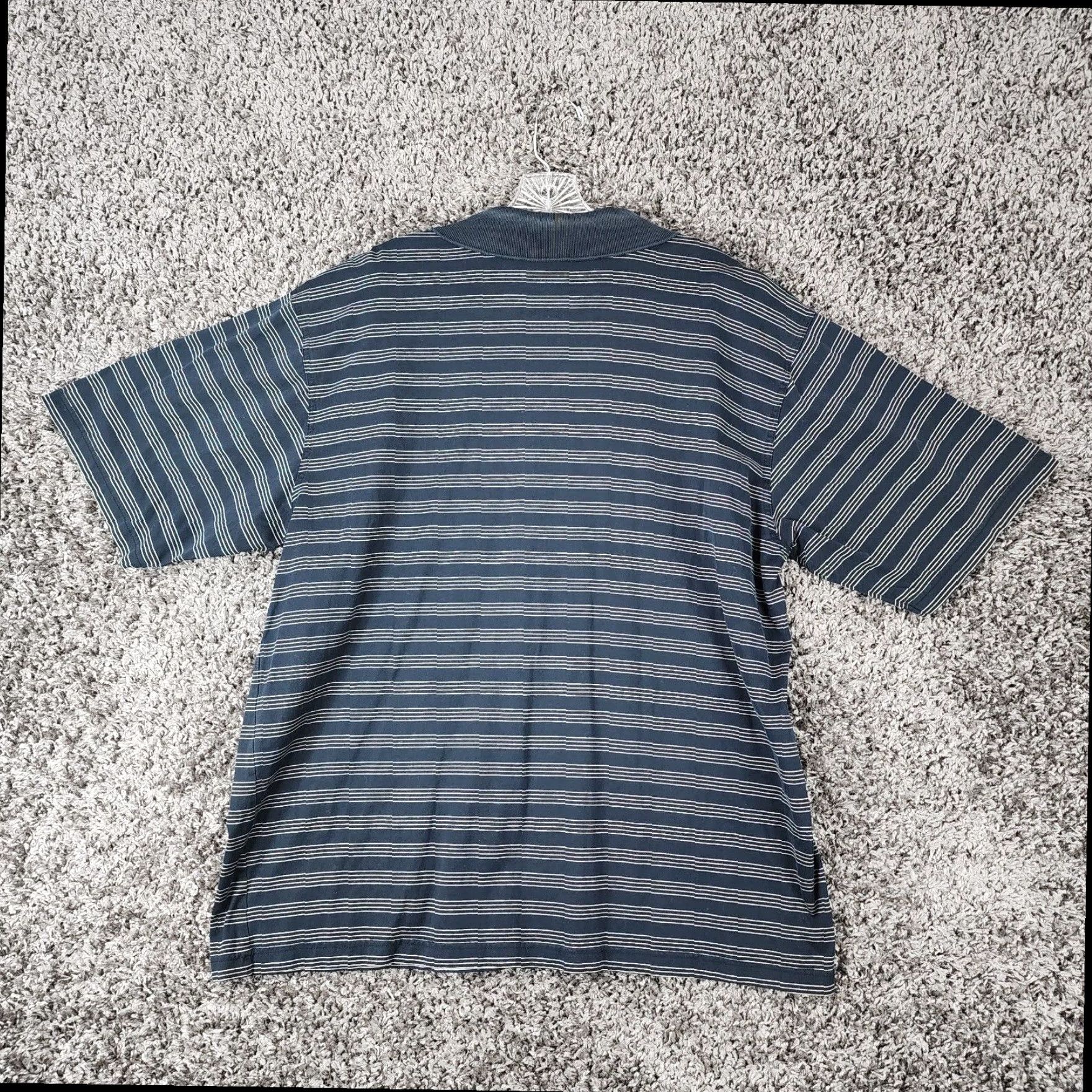 Vintage Masters Golf Blue Striped Polo Mens Short Sleeve Golf Shirt XL Size US XL / EU 56 / 4 - 6 Thumbnail