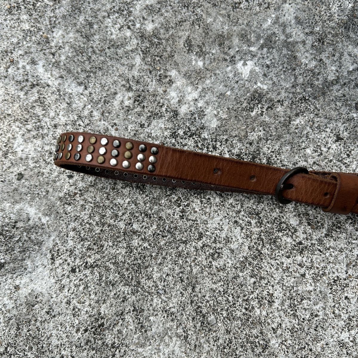Vintage Vintage studded leather belt (Kapital Style) Size ONE SIZE - 6 Thumbnail