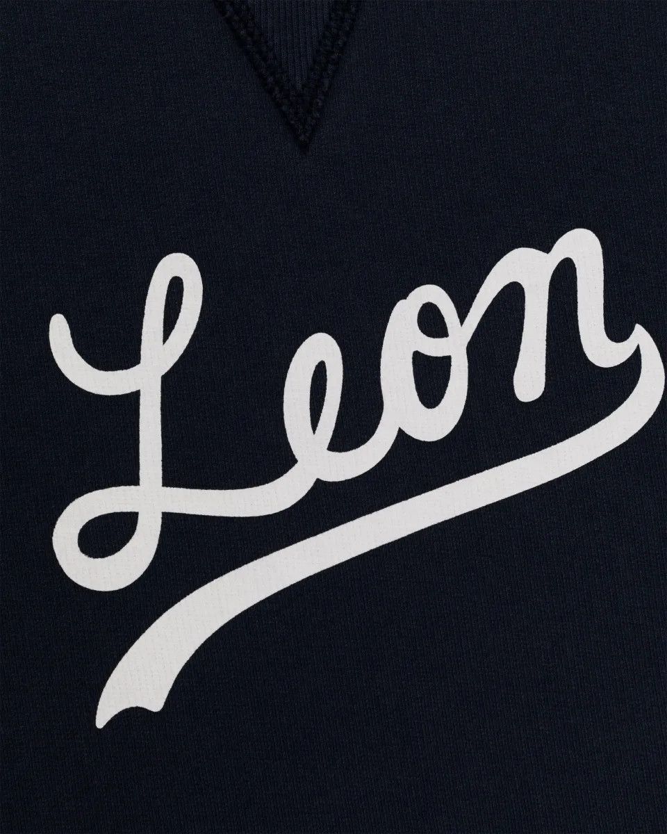 Aime Leon Dore o1mle0725 Leon Crewneck Sweatshirt in Navy Size US XS / EU 42 / 0 - 2 Thumbnail