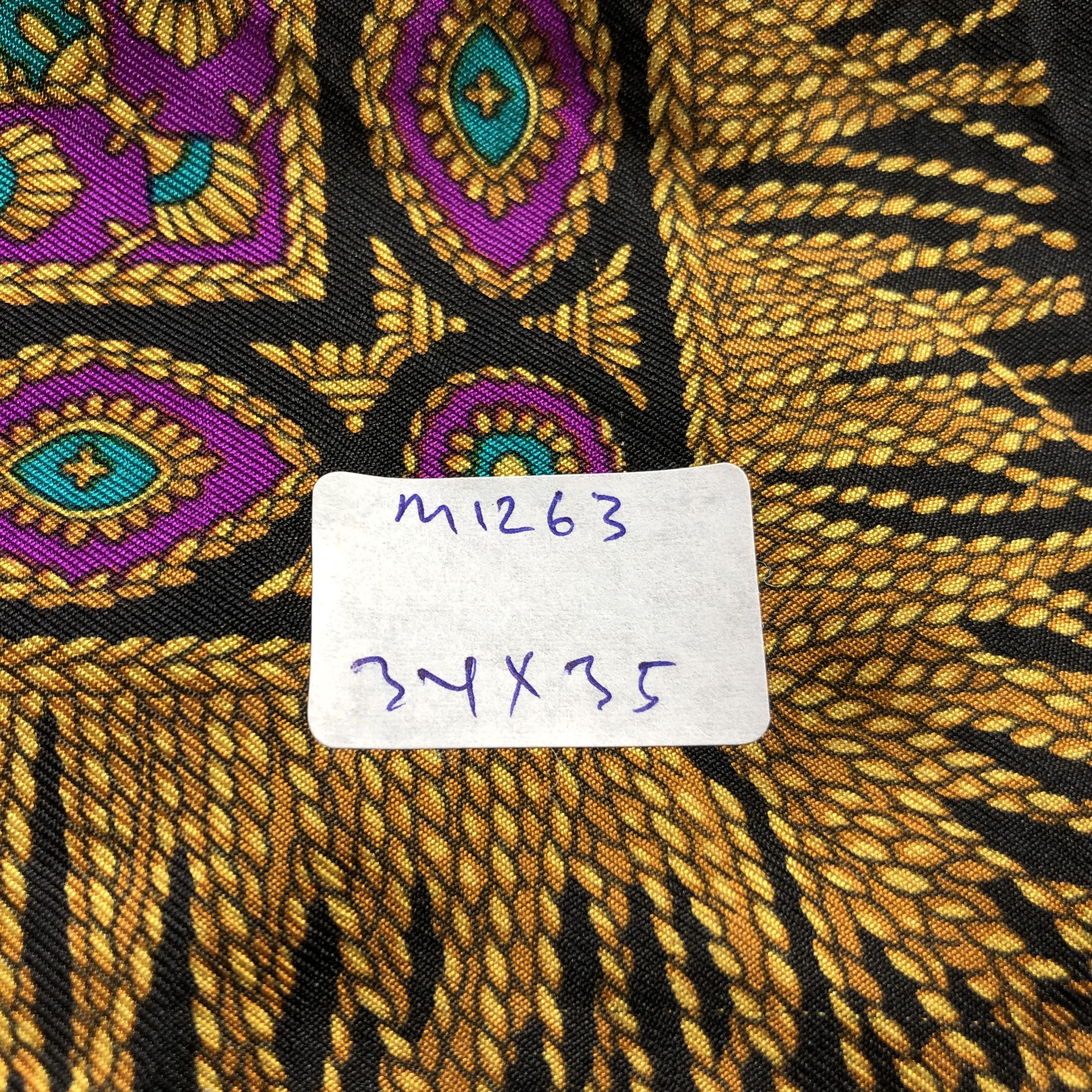 Trussardi Vintage Trussardi Paisley Silk Scarf M1263 Size ONE SIZE - 9 Thumbnail
