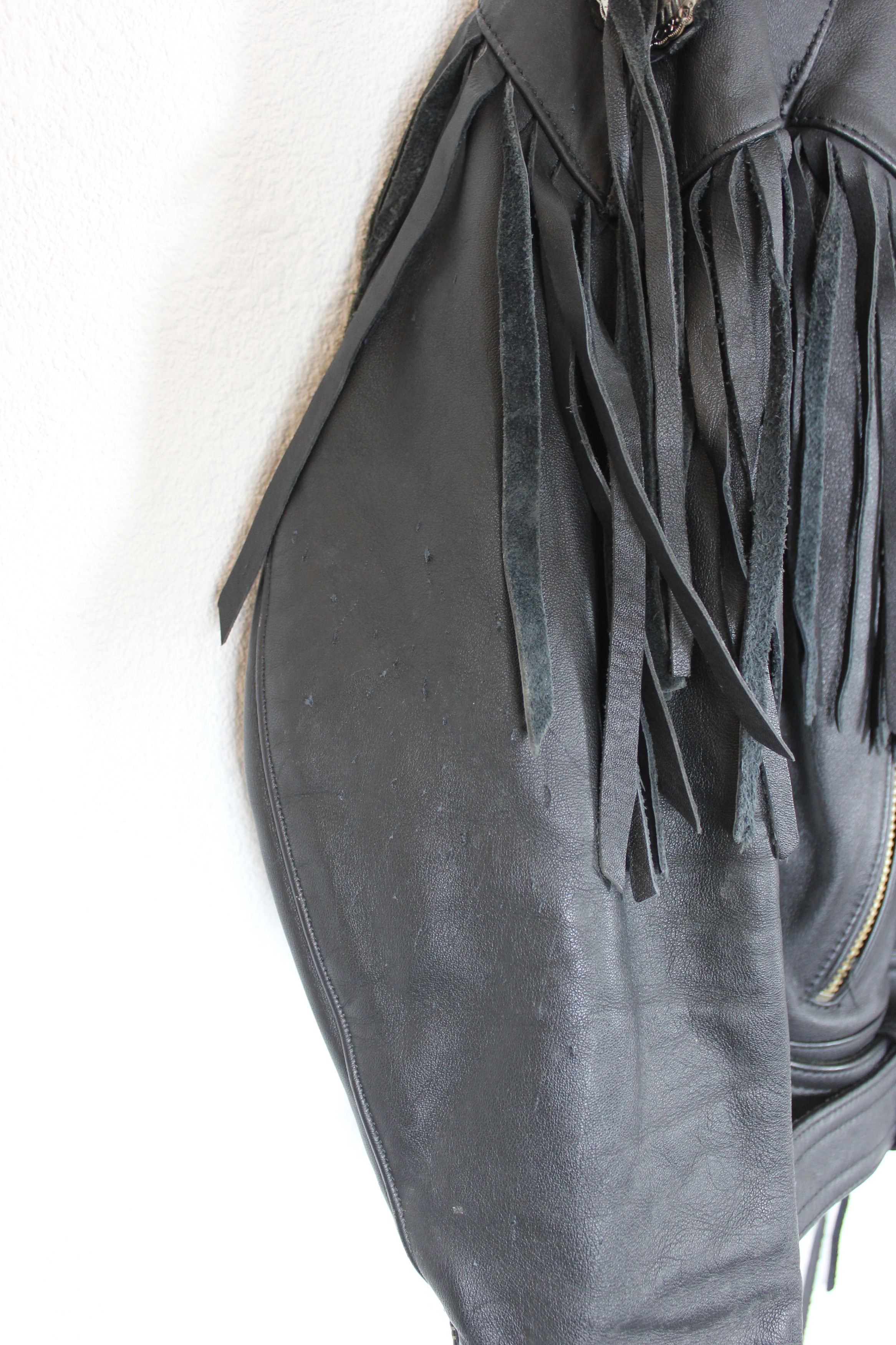 Cowboy Equipment × Leather × Vintage Echtes Leder Leather Jacket Size M Size M / US 6-8 / IT 42-44 - 5 Thumbnail