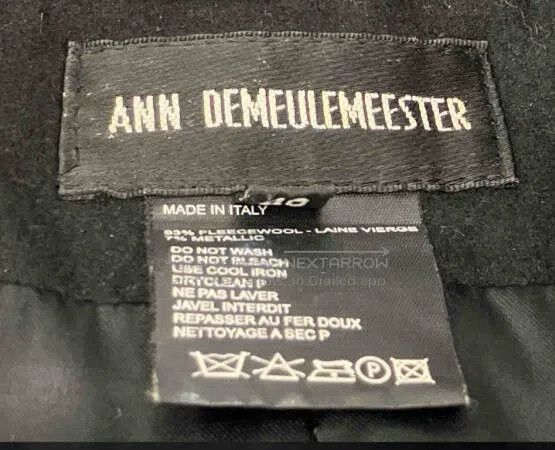 Ann Demeulemeester Ann Demeulemeester 40 wool jacket Size M / US 6-8 / IT 42-44 - 6 Thumbnail