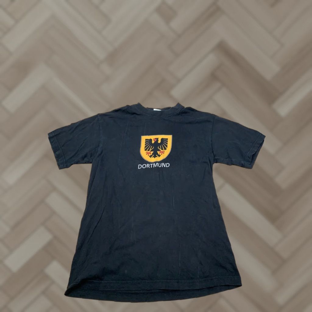 Hanes VINTAGE Dortmund Shirt M Men Black Short Sleeve 5673 Hanes T-Shirt Size US M / EU 48-50 / 2 - 1 Thumbnail