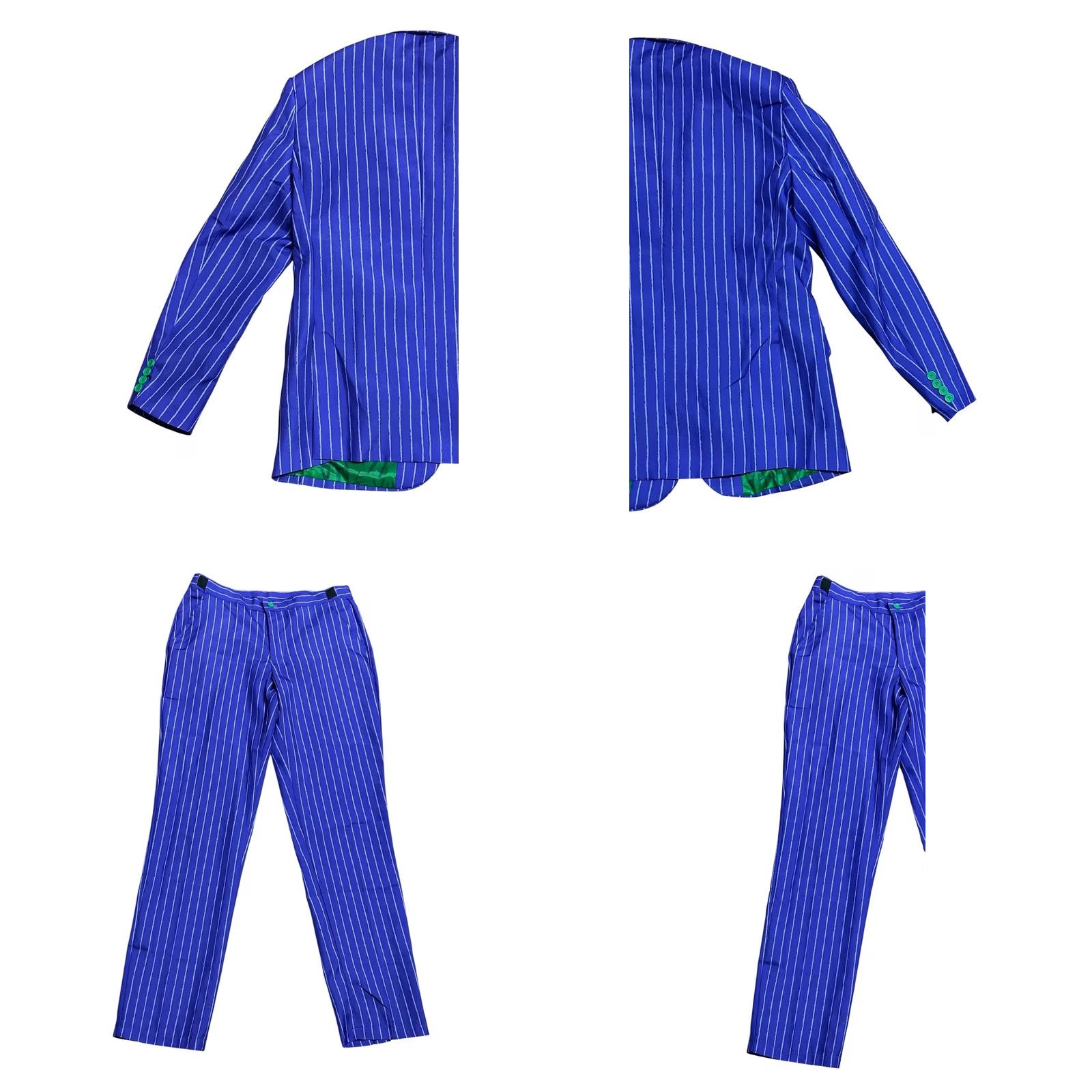 DC Comics Spirit Halloween Joker Costume DC Comics Suit Medium Mens Purple Green Size 40R - 8 Thumbnail