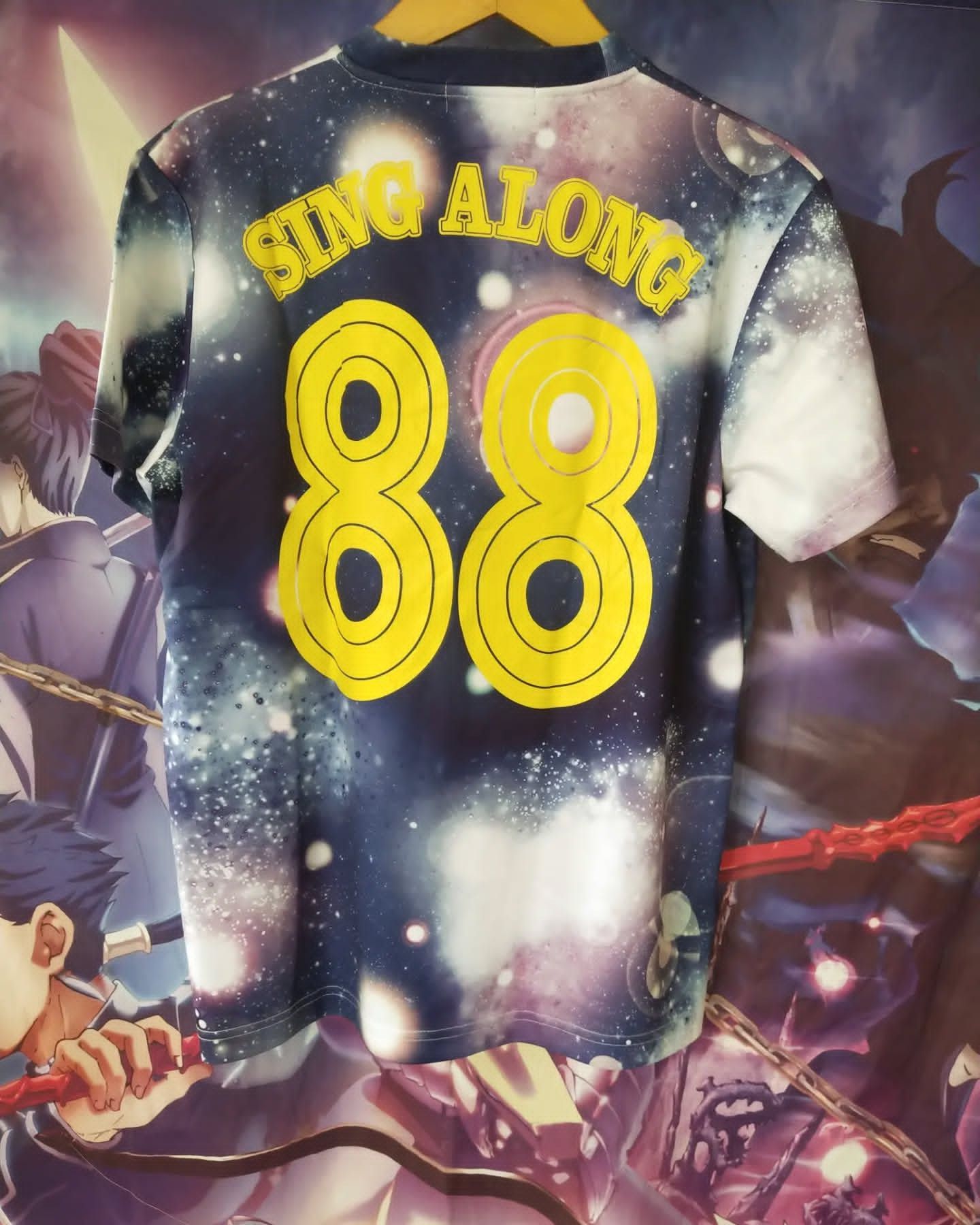Band Tees Bigmama All Over Print Galaxy Jersey Band Tee Size US M / EU 48-50 / 2 - 4 Thumbnail