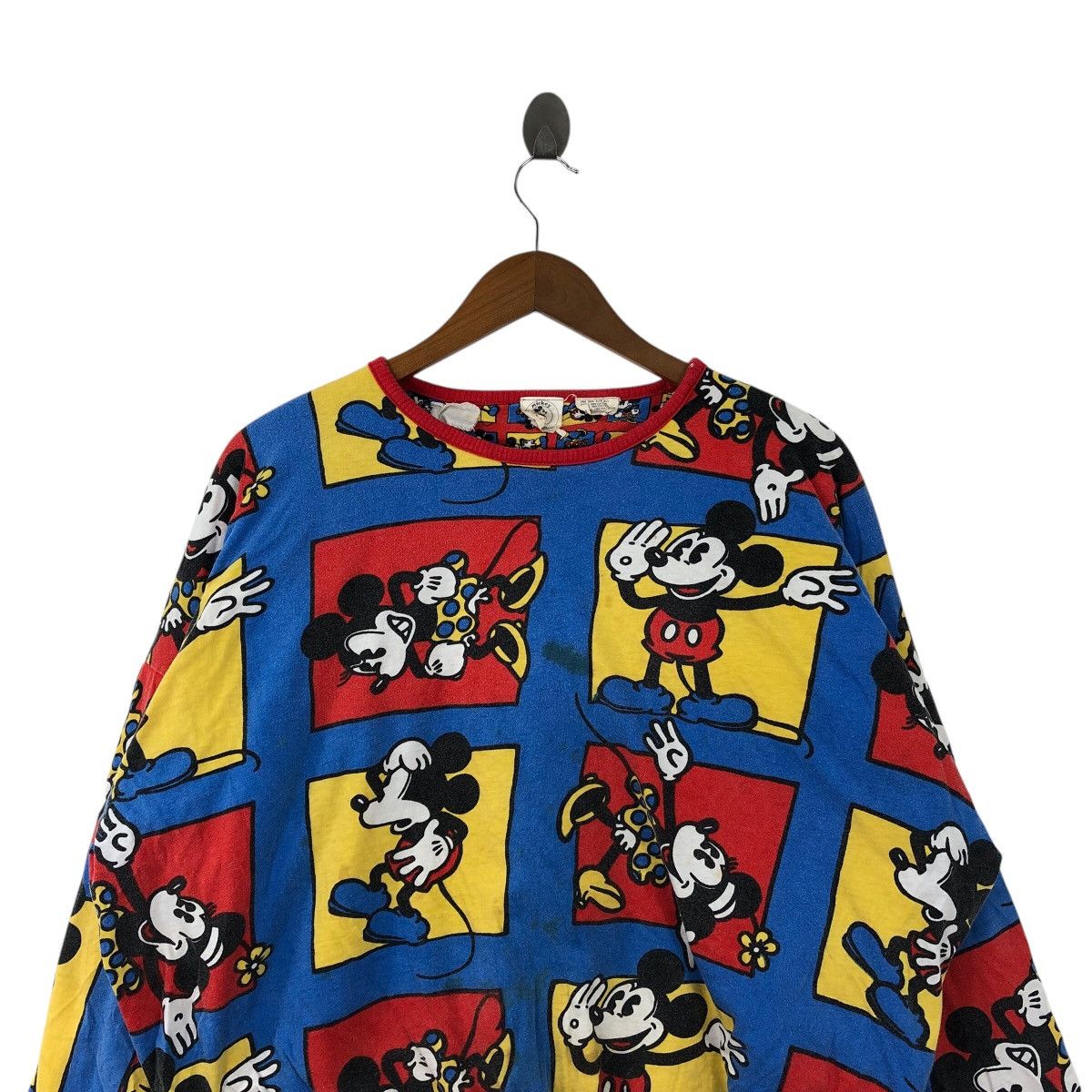 Mickey Mouse Vintage MICKEY MOUSE FULLPRINT By JG Limited Sweatshirt Size ONE SIZE - 2 Thumbnail