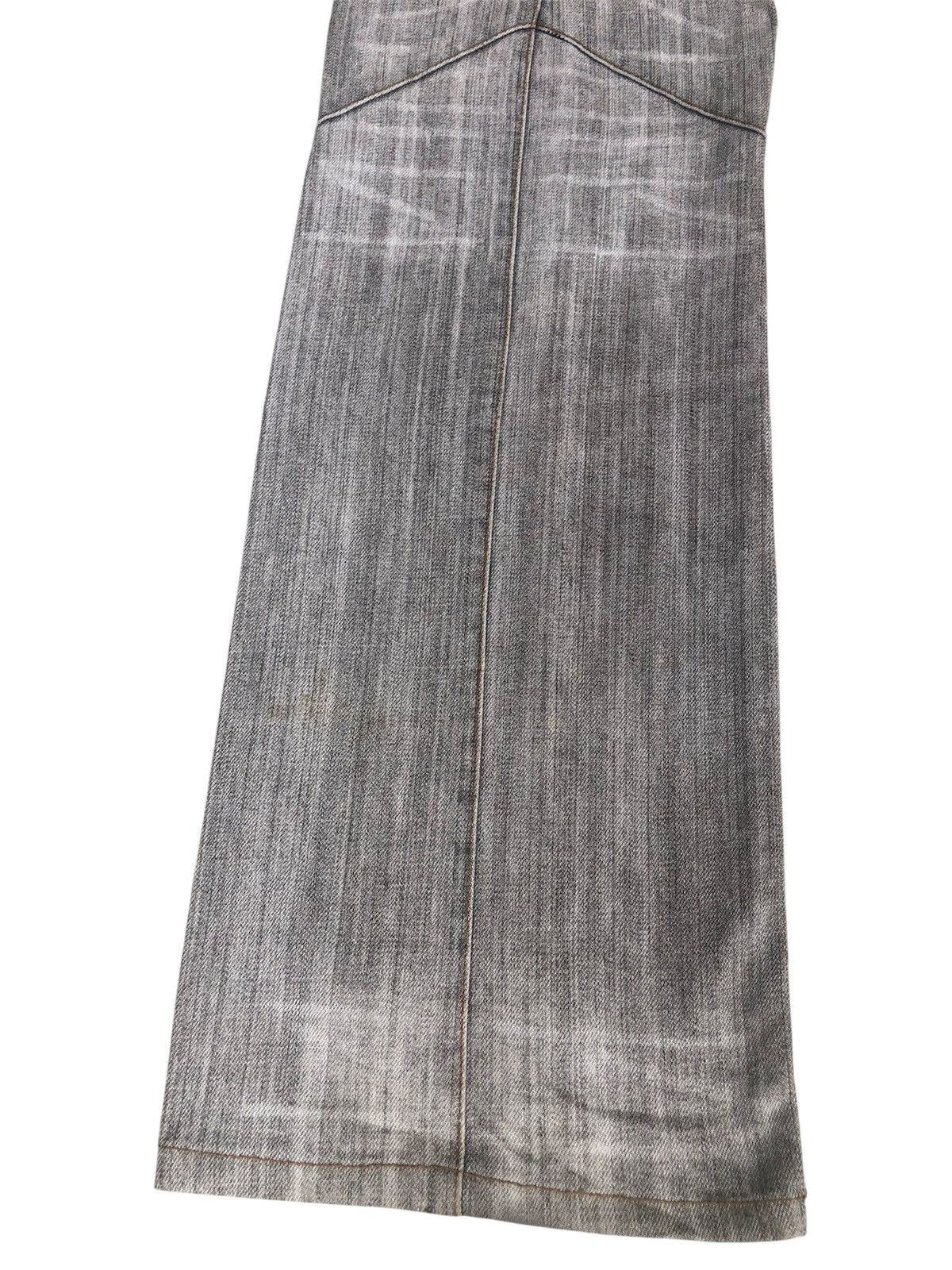 semanticdesign Semantic Design Flared Jeans Snake Skin Distressed Jeans Size US 33 - 12 Thumbnail