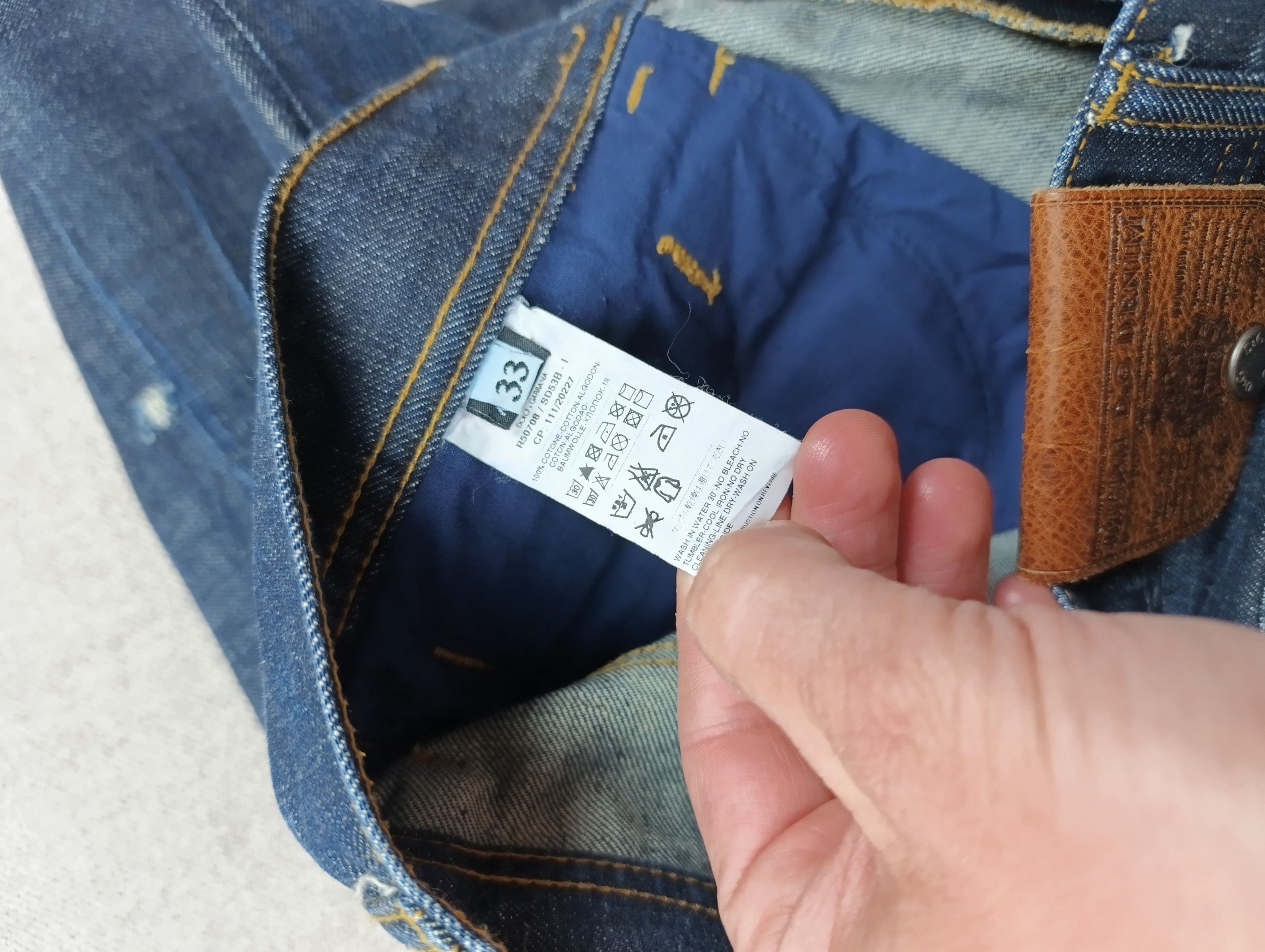 Dolce & Gabbana Dolce & Gabbana Distressed Indigo Denim Pants Jeans Size US 33 - 16 Thumbnail
