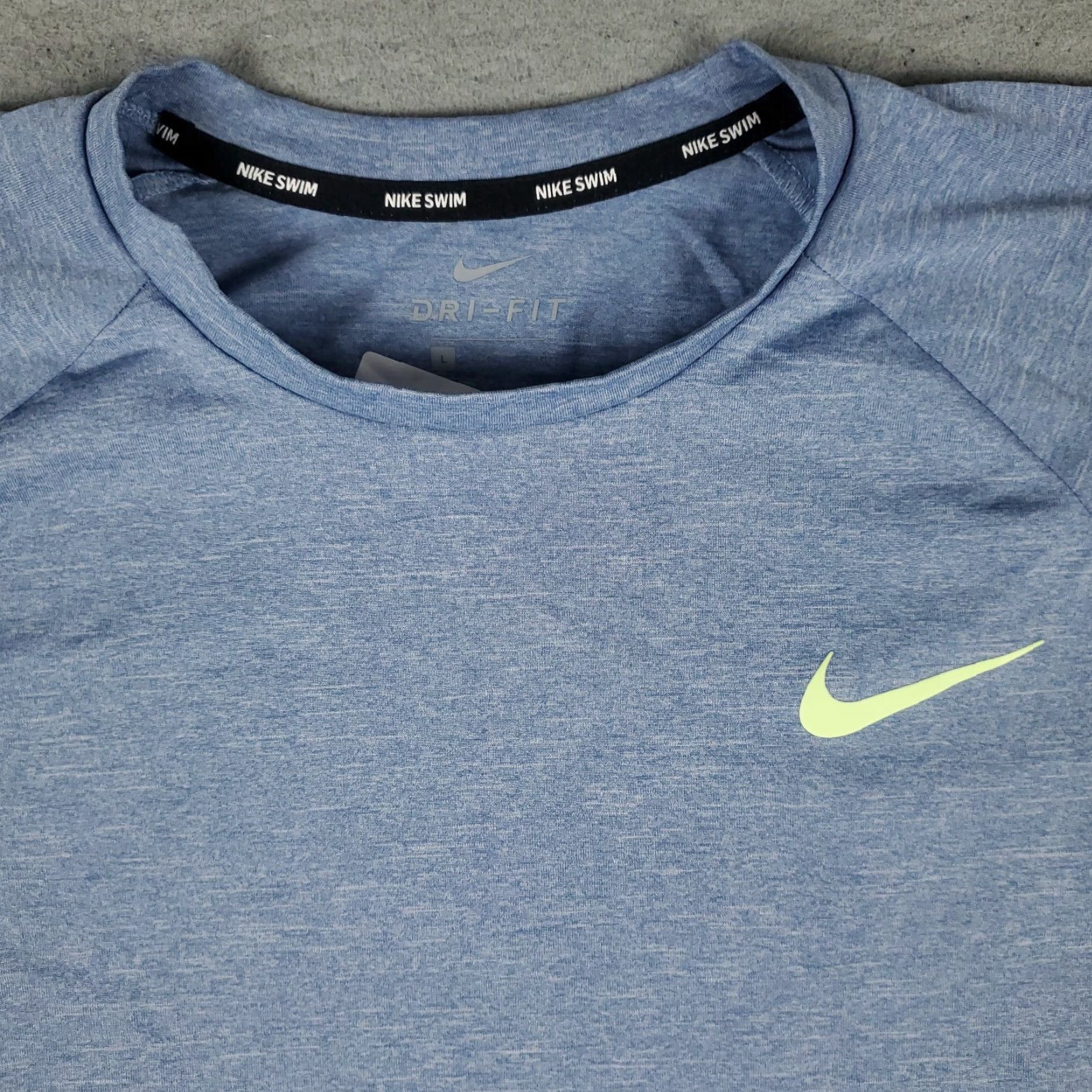 Nike Nike T Shirt Mens Large Blue Swoosh Training Active Short Sleeve Nike Dri-Fit Size US L / EU 52-54 / 3 - 2 Thumbnail