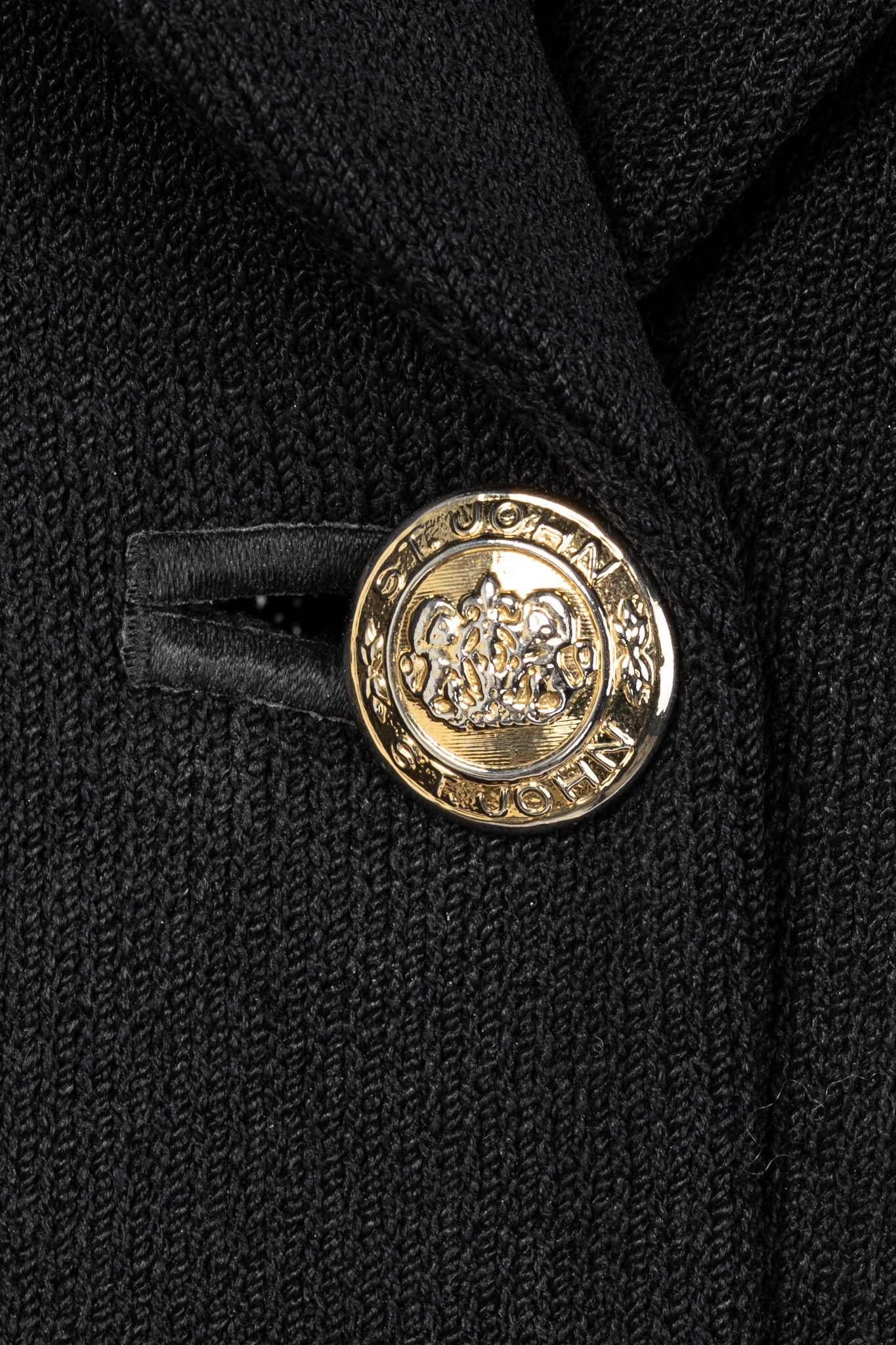 St. John St. John Collection Vintage Wool-Knit Short-Sleeve Blazer Size L / US 10 / IT 46 - 7 Thumbnail