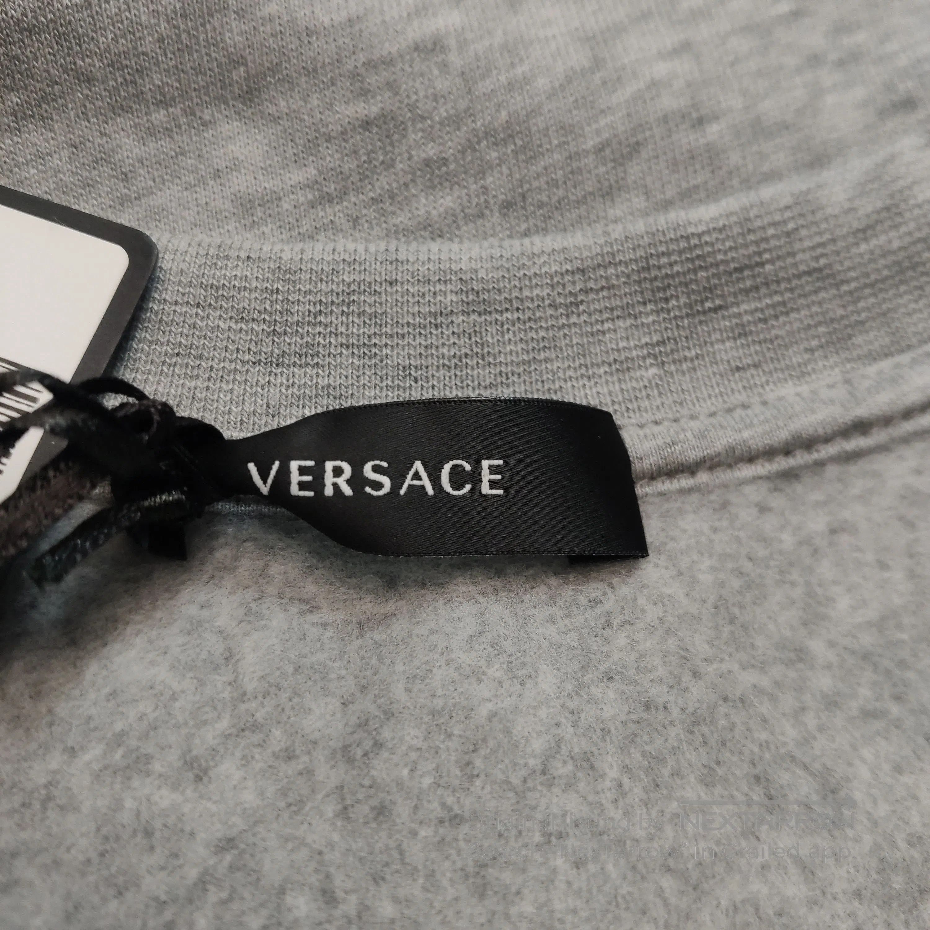 Versace Versace XXL Cotton Logo Long-Sleeve Sweatshirt. Size US XXL / EU 58 / 5 - 5 Thumbnail