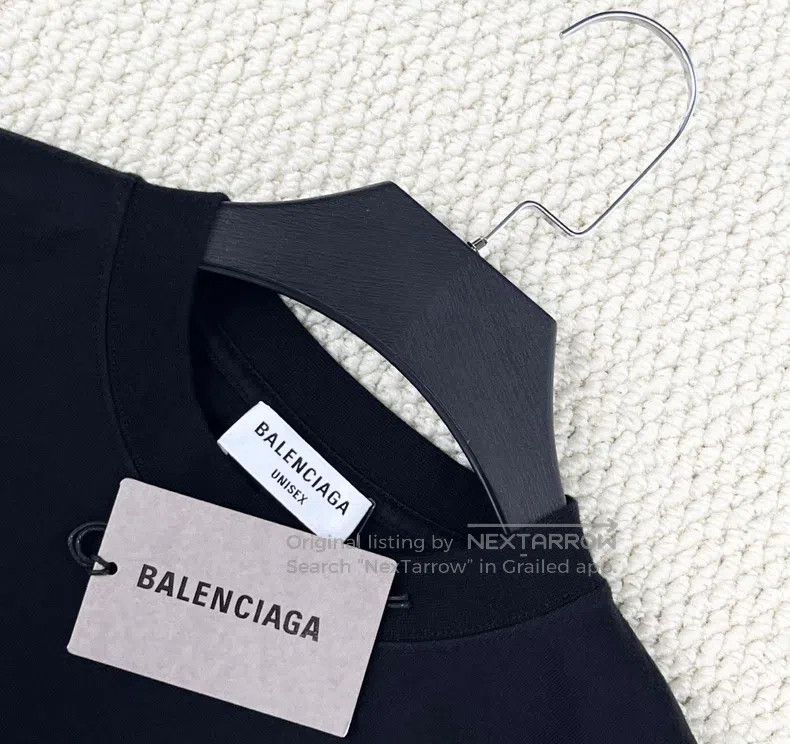 Balenciaga Balenciaga Black Crystal Double B Snap Lettering Logo Shor Size US XS / EU 42 / 0 - 2 Thumbnail