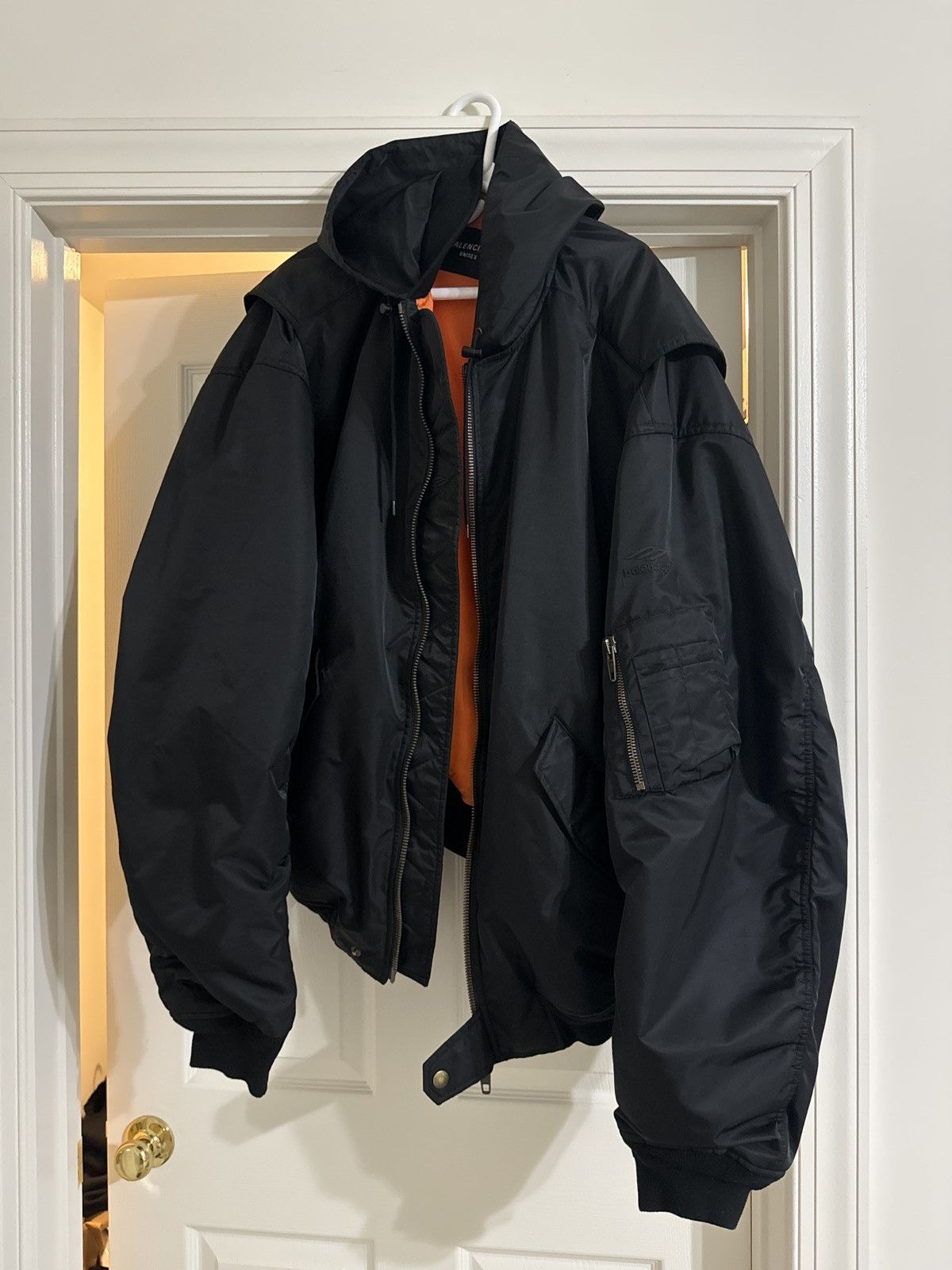 Balenciaga BALENCIAGA 3B SPORTS ICON LIGHT BOMBER IN BLACK summer 