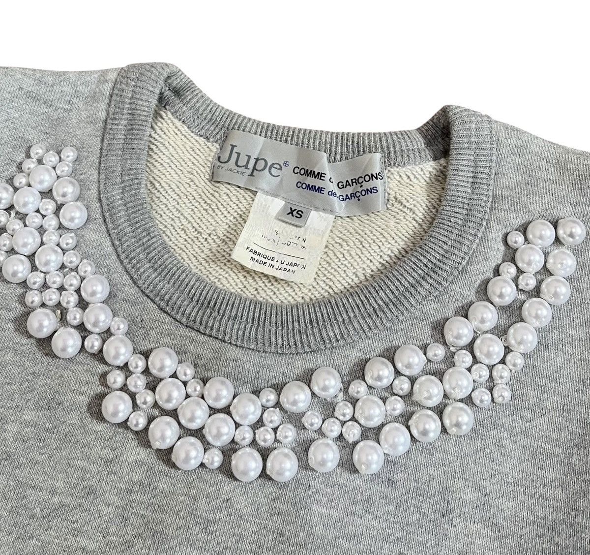 Comme des Garcons TAX FREE 🇺🇸 Cdg cdg x jupe pearl necklace detail sweatshirt Size US S / EU 44-46 / 1 - 4 Thumbnail