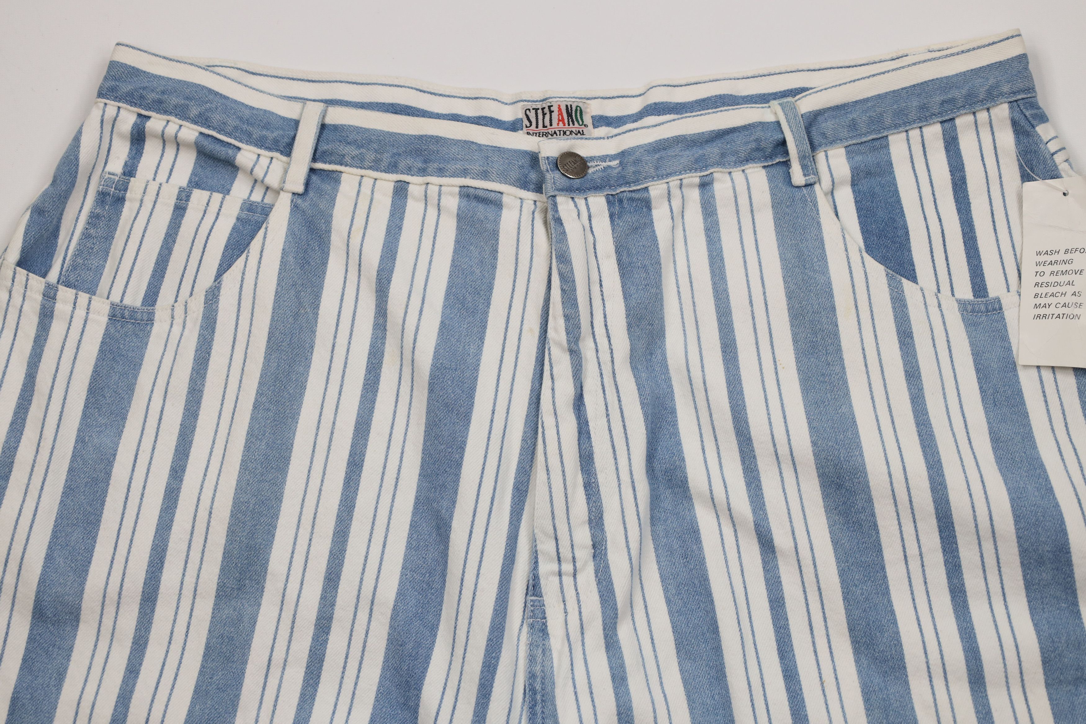 Vintage Deadstock Vintage 90s Streetwear Denim Jean Shorts Jorts Size 26" / US 2 / IT 38 - 2 Thumbnail