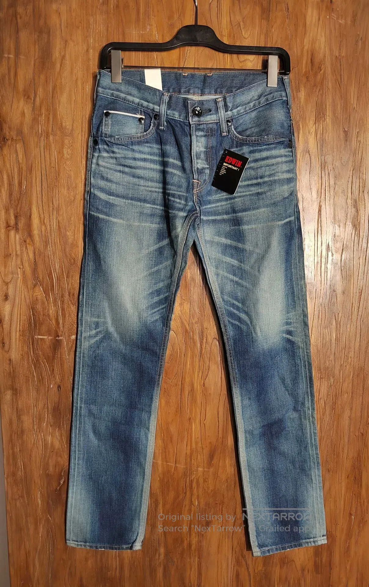 Edwin EDWIN Denim Jeans with Classic Wash Design. Size US 29 - 1 Thumbnail