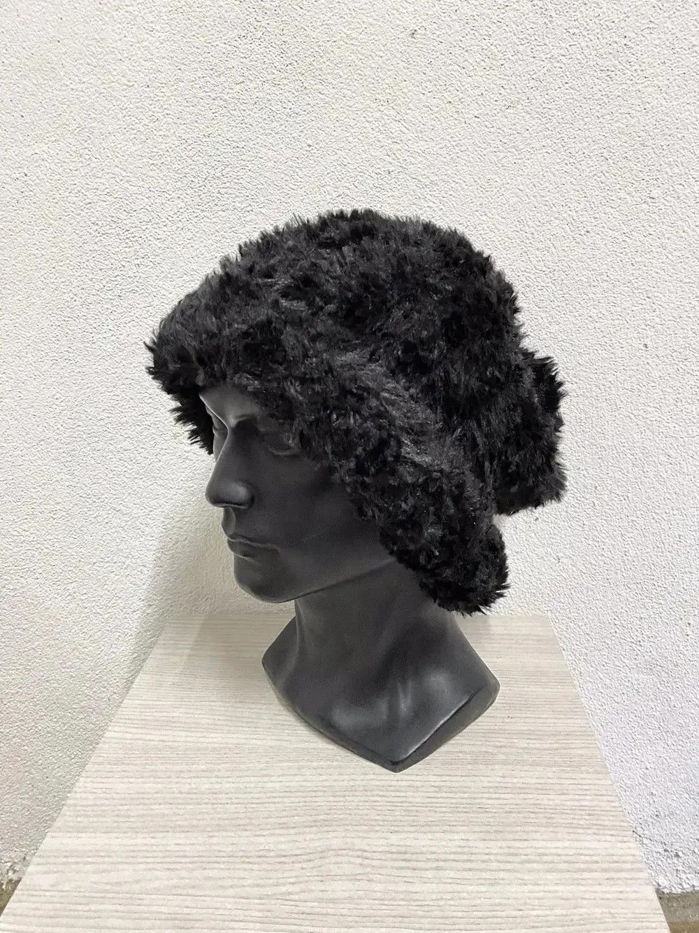 Japanese Brand Japanese Brand Fur Fleece Beanie Hat Size ONE SIZE - 3 Thumbnail