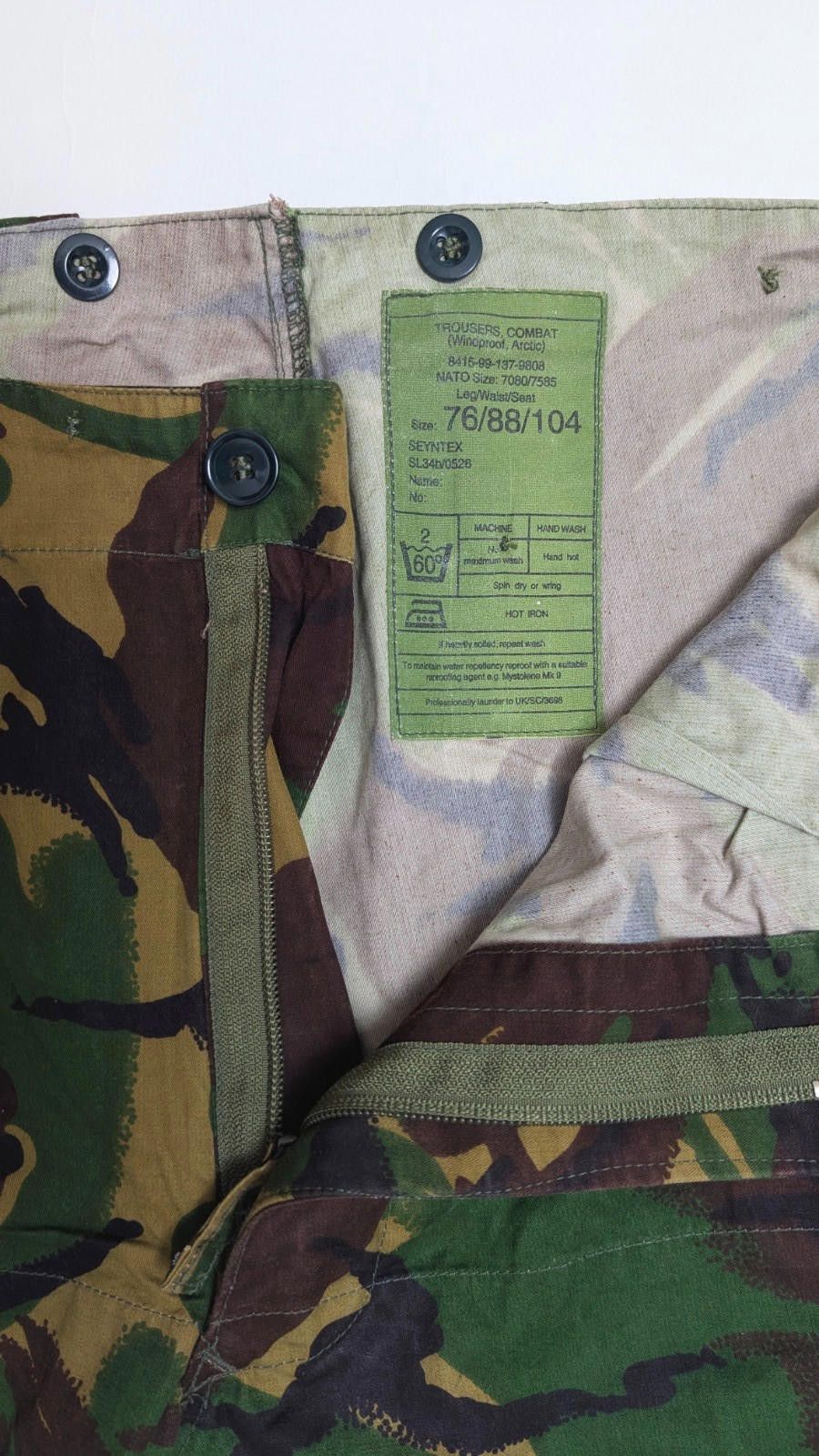 Other British Army Windproof DPM Combat Trousers - 34-36 Size ONE SIZE - 7 Thumbnail