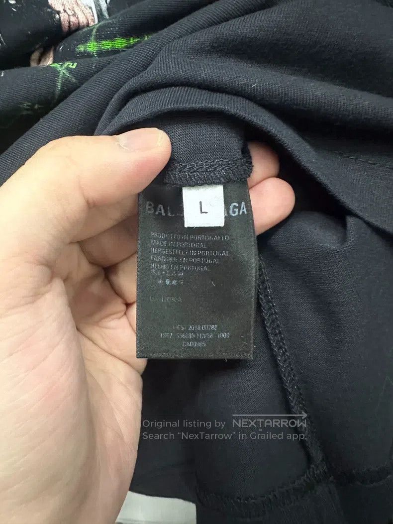 Balenciaga Balenciaga Band Short Sleeve T-Shirt Size US L / EU 52-54 / 3 - 5 Thumbnail