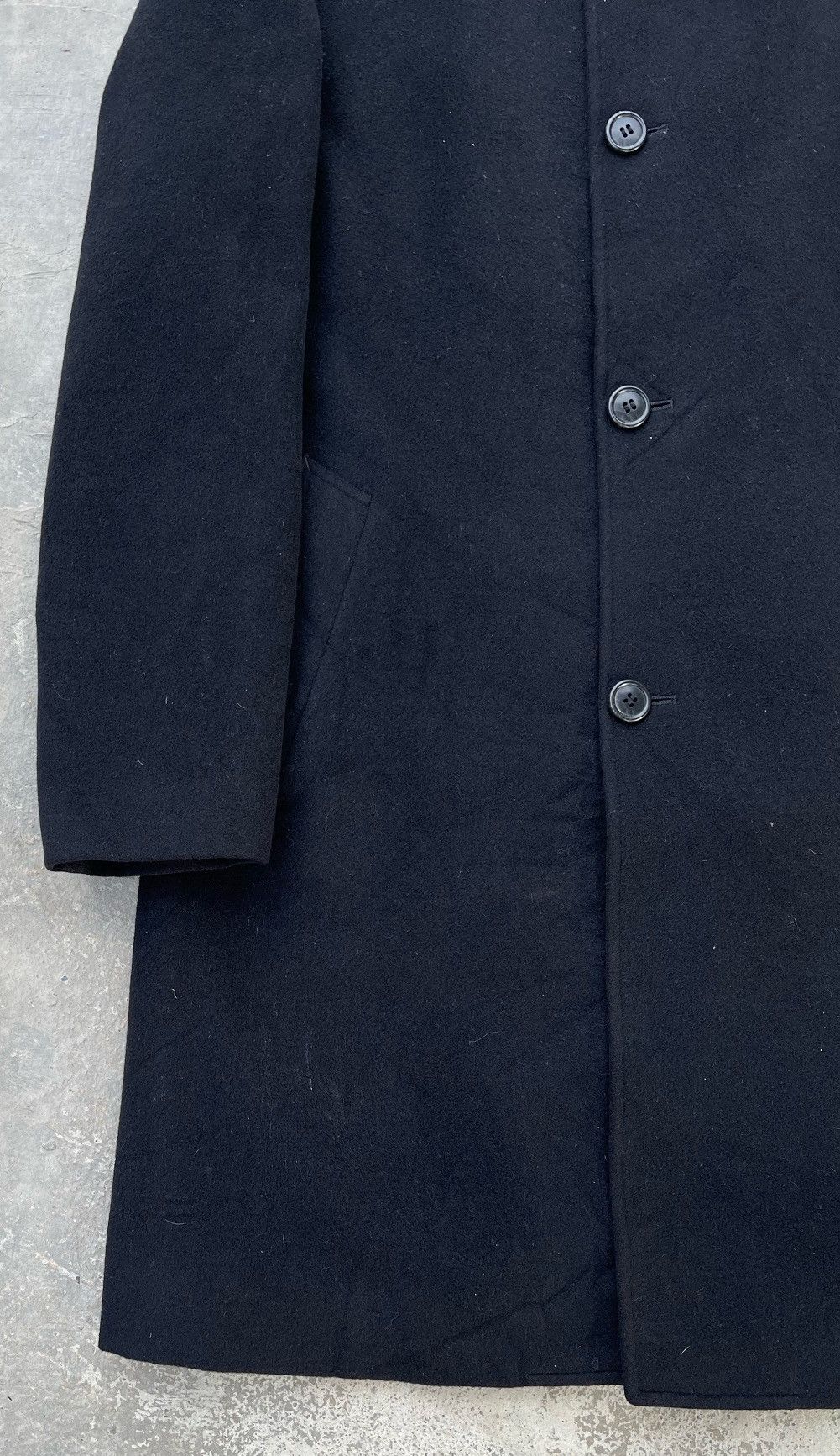 Yohji Yamamoto 🔥 YOHJI YAMAMOTO WOOL COAT BUTTON DOWN Size US L / EU 52-54 / 3 - 6 Thumbnail