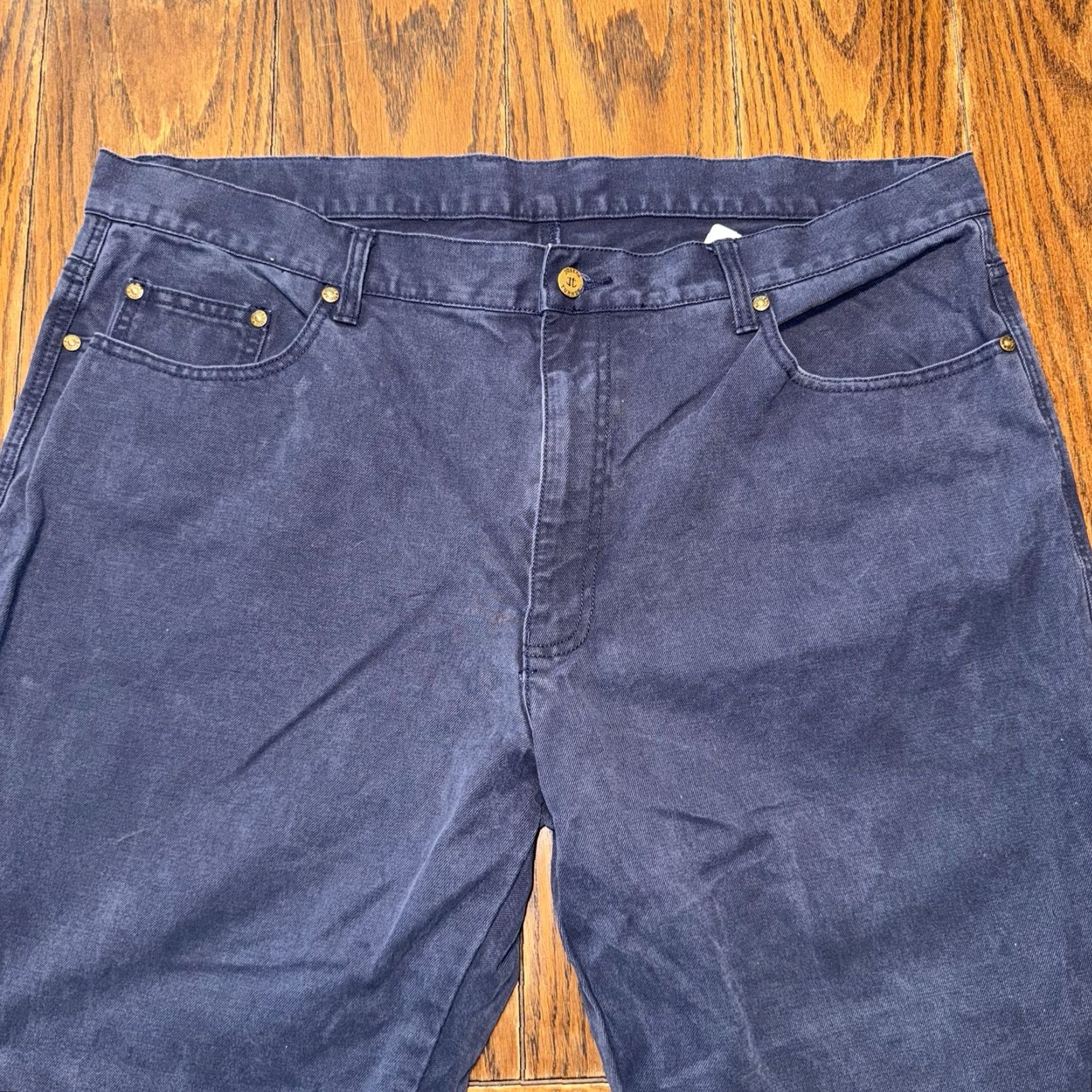 Joseph Joseph Turner Yorkshire Blue Jeans Men’s 42x30 Denim Cotton Regular Straight City London Pockets 8 leg 12.5 rise Good condition Mens Regular Jeans Size US 42 / EU 58 - 3 Thumbnail