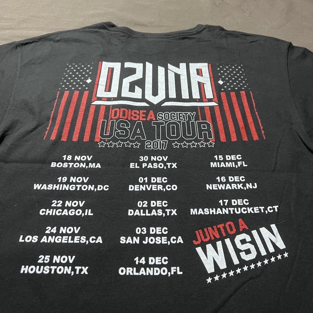 Rap Tees Ozuna Odisea Society USA Tour Tee R&B Latin pop Size US L / EU 52-54 / 3 - 5 Thumbnail