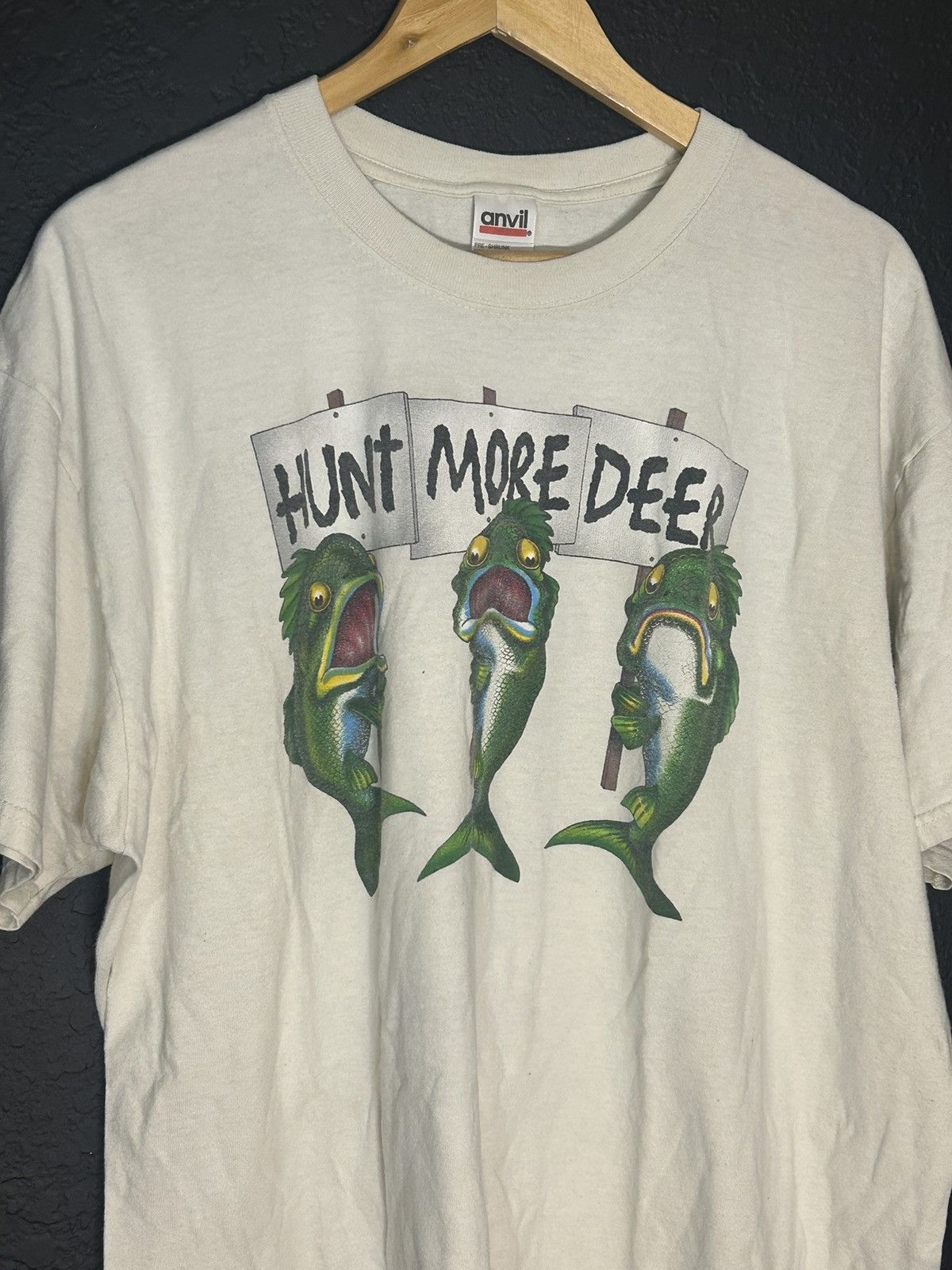Vintage Y2K Hunt More Deer Bass Shirt Size US XL / EU 56 / 4 - 2 Thumbnail