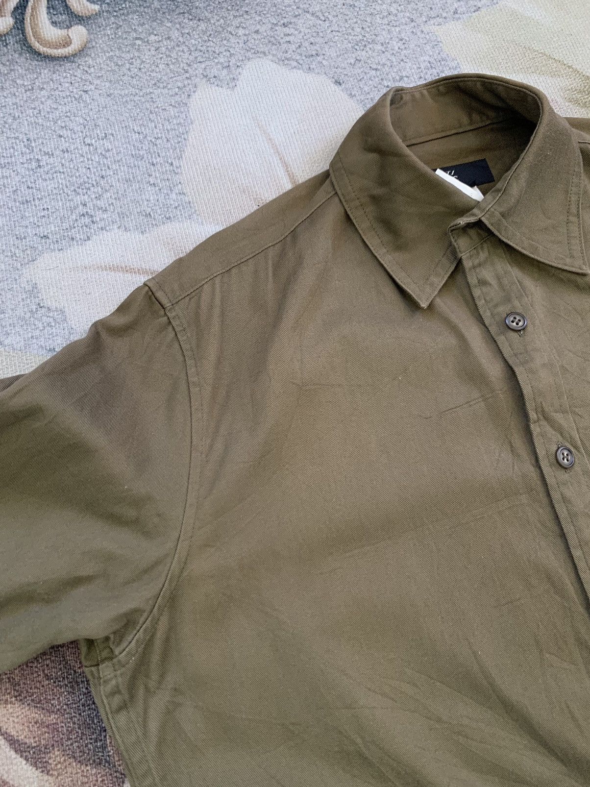 Yohji Yamamoto Y's Yohji Yamamoto Military Girth Style Shirt Jacket Size US M / EU 48-50 / 2 - 8 Thumbnail