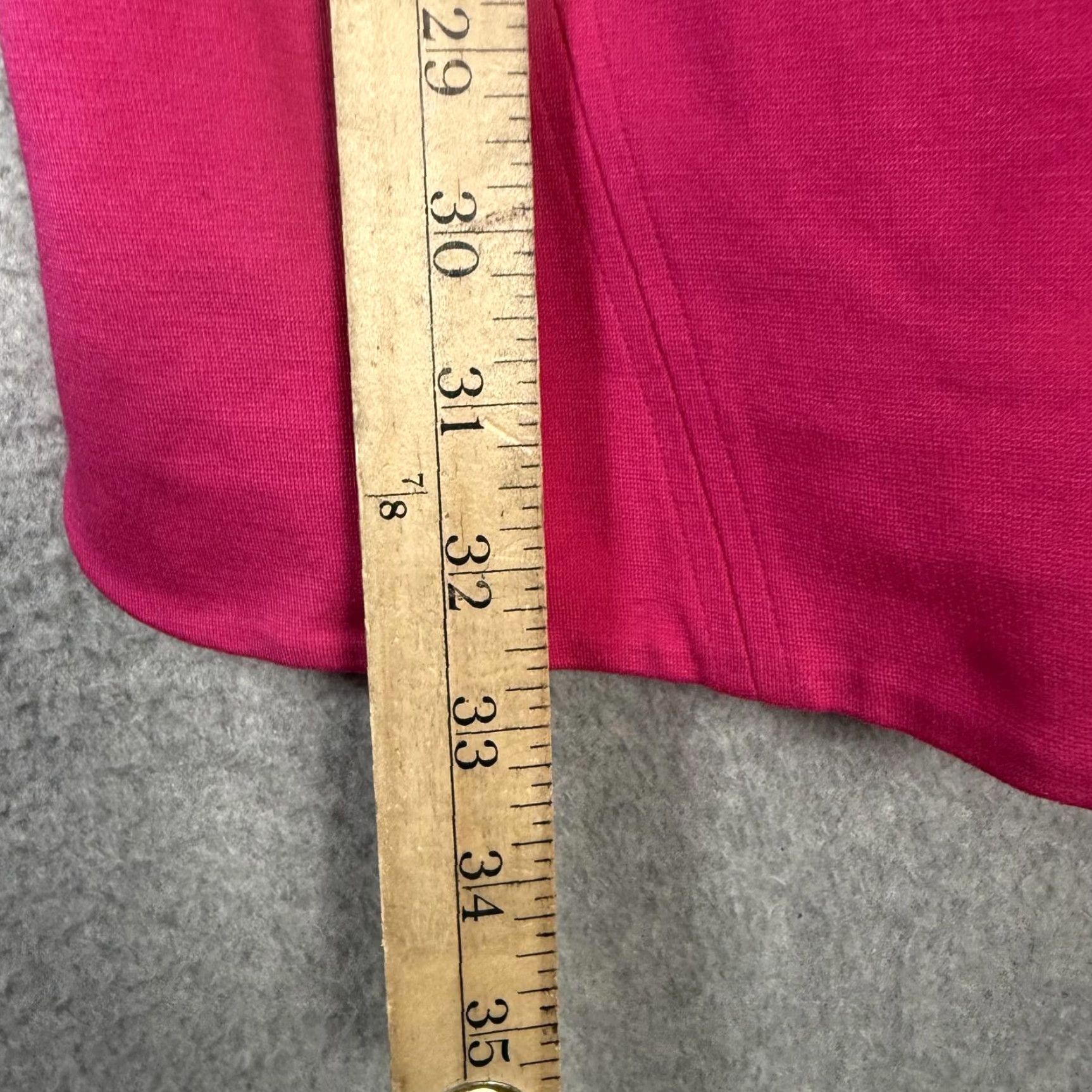 Tibi Tibi Pink A-Line Midi Skirt Women Small 3/4 Sleeve Lagenlook Knee Length Womens Size 28" / US 6 / IT 42 - 6 Thumbnail