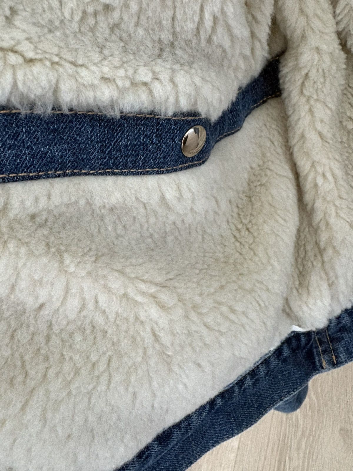 Givenchy GIVENCHY blue denim sherpa jacket Size US L / EU 52-54 / 3 - 7 Thumbnail