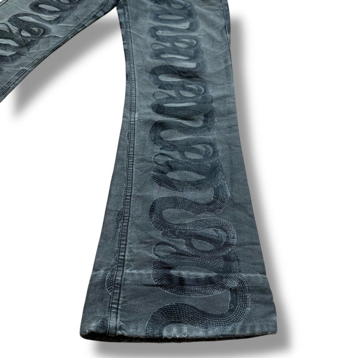 Hysteric Glamour Hysteric Glamour Snake Print Bootcut Pants Size US 26 / EU 42 - 6 Thumbnail