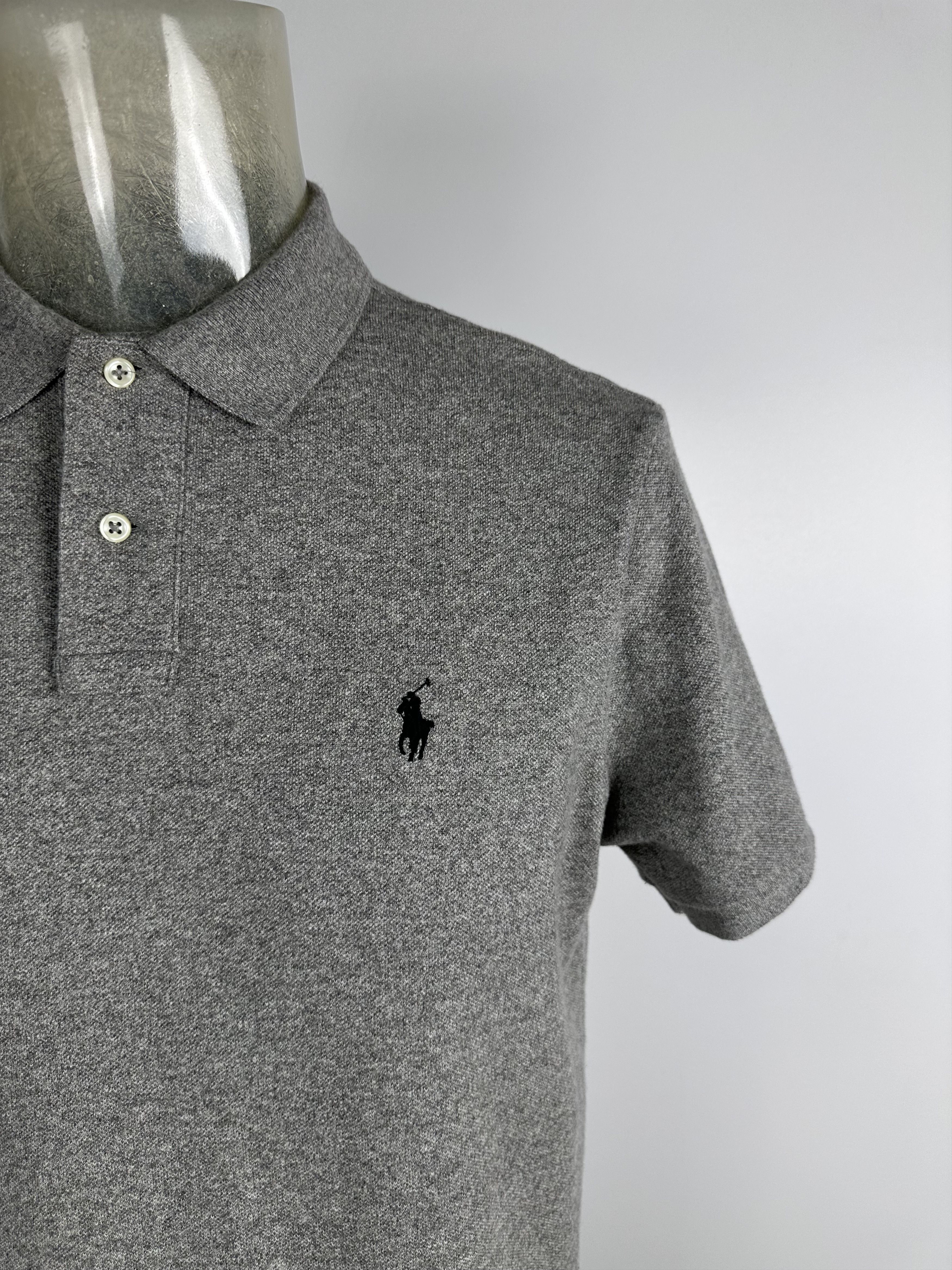 Polo Ralph Lauren Polo Ralph Lauren Polo Shirt Custom Slim Fit Gray Size L Size US L / EU 52-54 / 3 - 2 Thumbnail