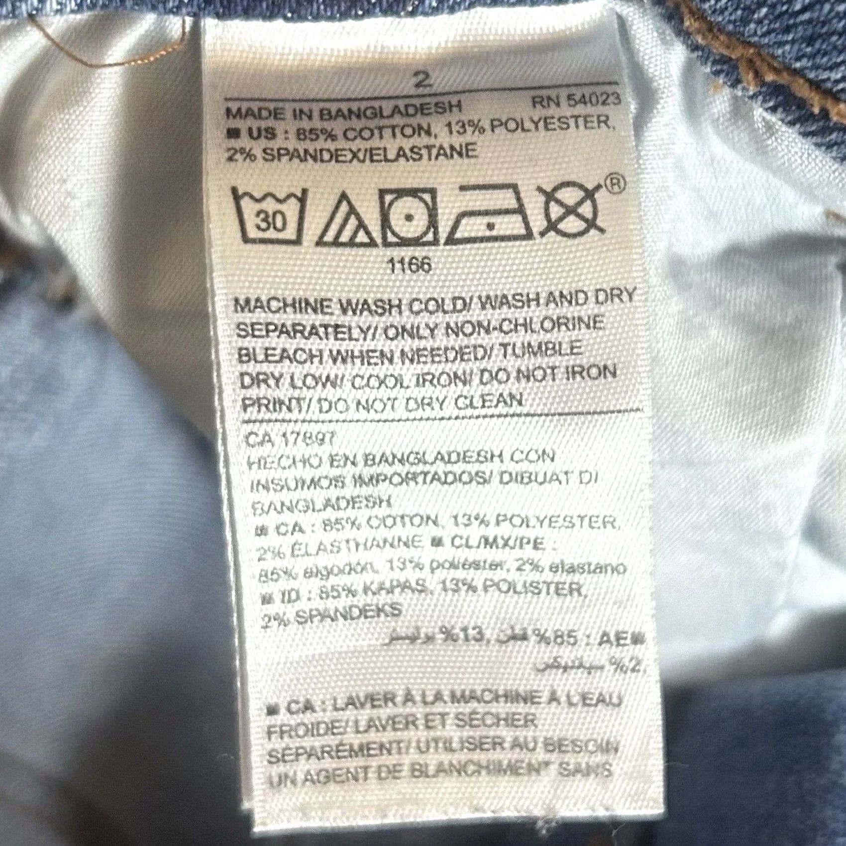 Old Navy Old Navy Rockstar Skinny Jeans Womens Size 2 Blue Denim Mid Rise Slim Fit Pockets Stretch Size 26" / US 2 / IT 38 - 5 Thumbnail