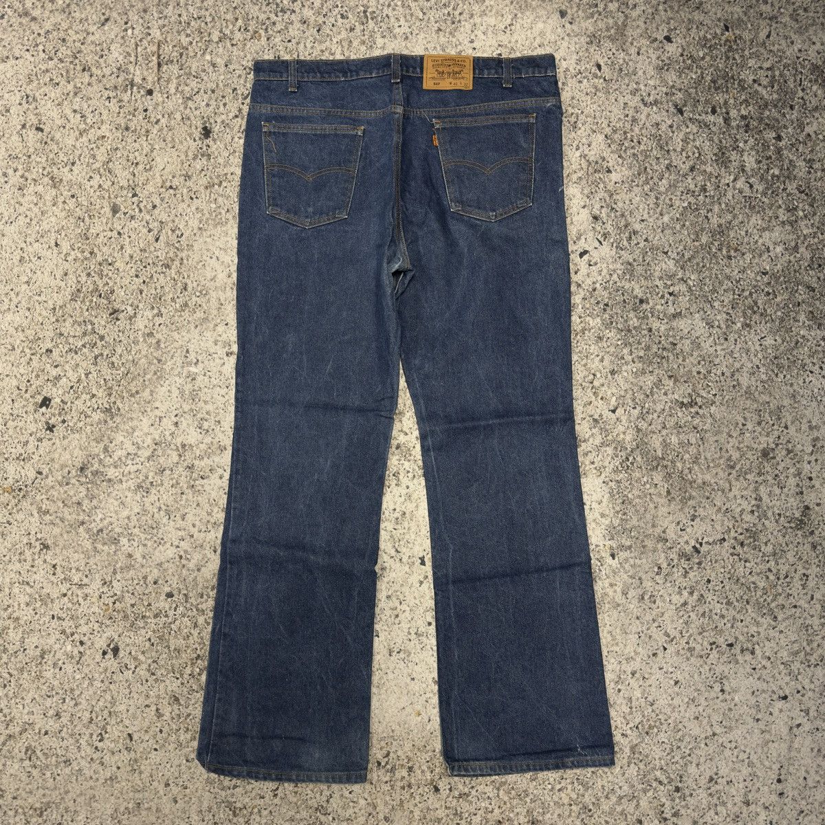 Levi's 80s Levi’s 517 Bootcut Flare Denim Jeans ERD Grunge Chrome Size US 40 / EU 56 - 1 Thumbnail