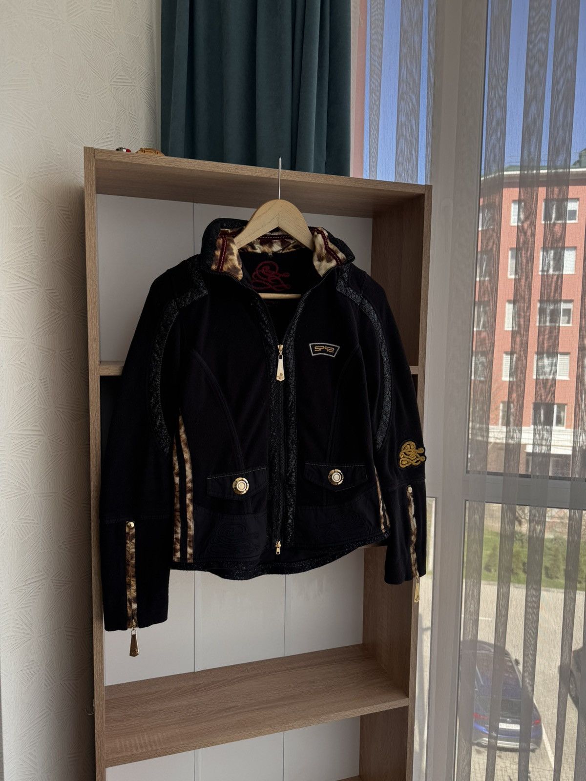 Sportalm Kitzbuhel × Vintage Vintage Sportalm Luxury Leopard Black Blazer Size S / US 4 / IT 40 - 2 Thumbnail